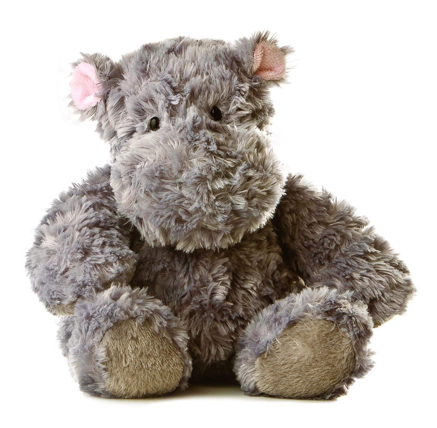 Aurora® Snuggly Tubbie Wubbies™ Gray Hippo Stuffed Animal - 12 Inch Soft Plush Toy for Kids, Comforting Companion for Sleep & Anxiety Relief - Perfect for Cuddling, Imaginative Play & Nursery Decor