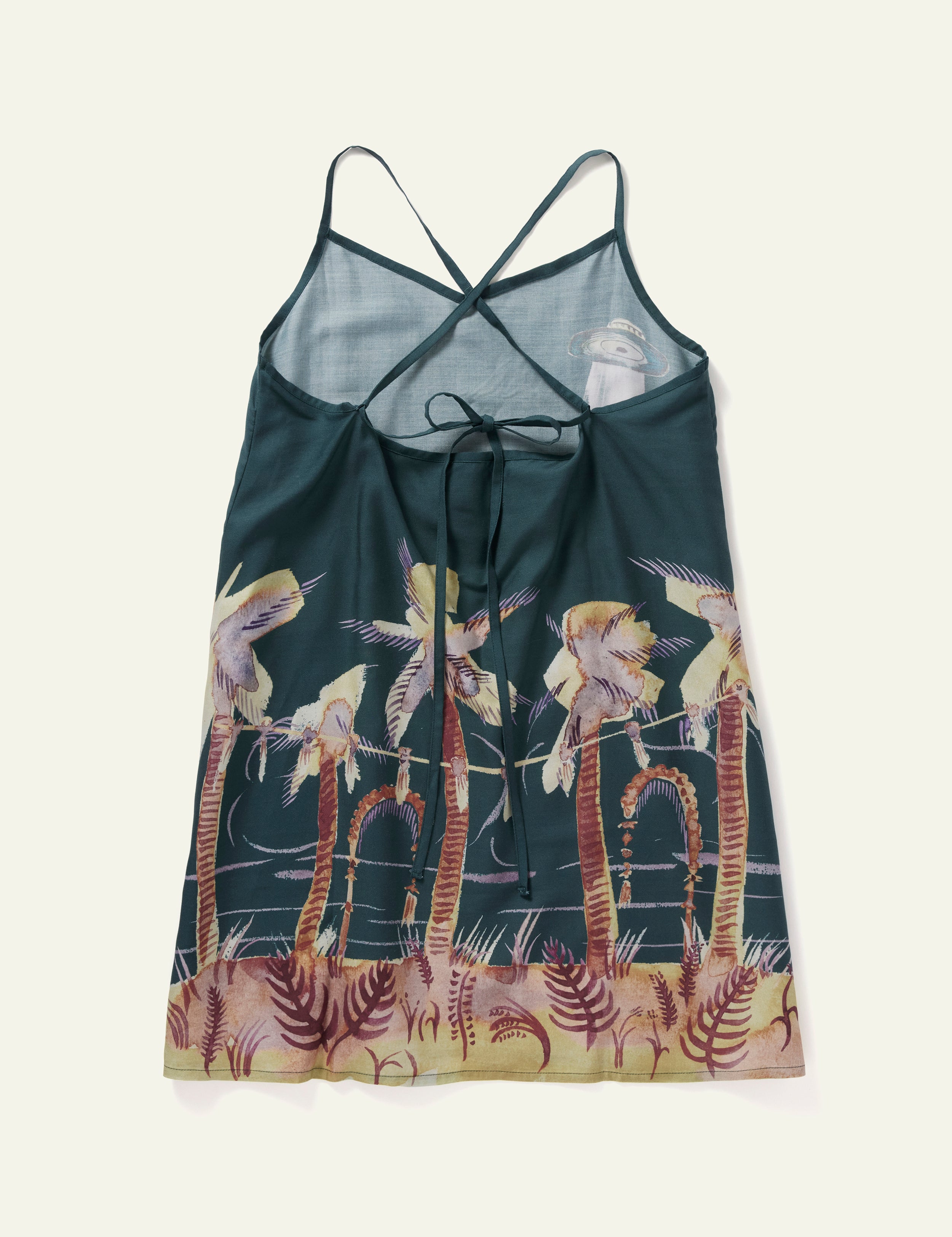 Palm Tree Women's Slip Dress PH002 DR010 - Flowy Summer Beach Dress for Vacation, Pool Party & Boho Outfits