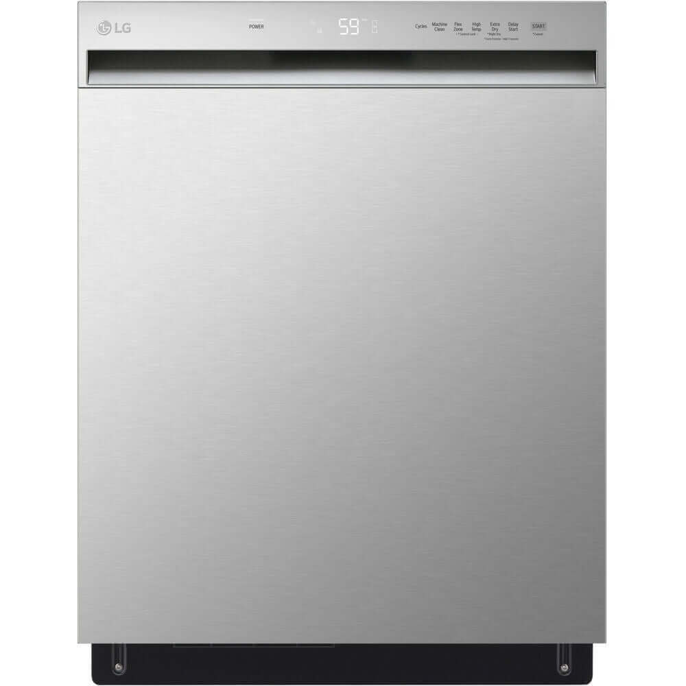 LG LDFN3432T 24-Inch Front Control Dishwasher with QuadWash Technology - Stainless Steel Interior, Ultra Quiet Operation for Open Kitchen & Small Family Homes