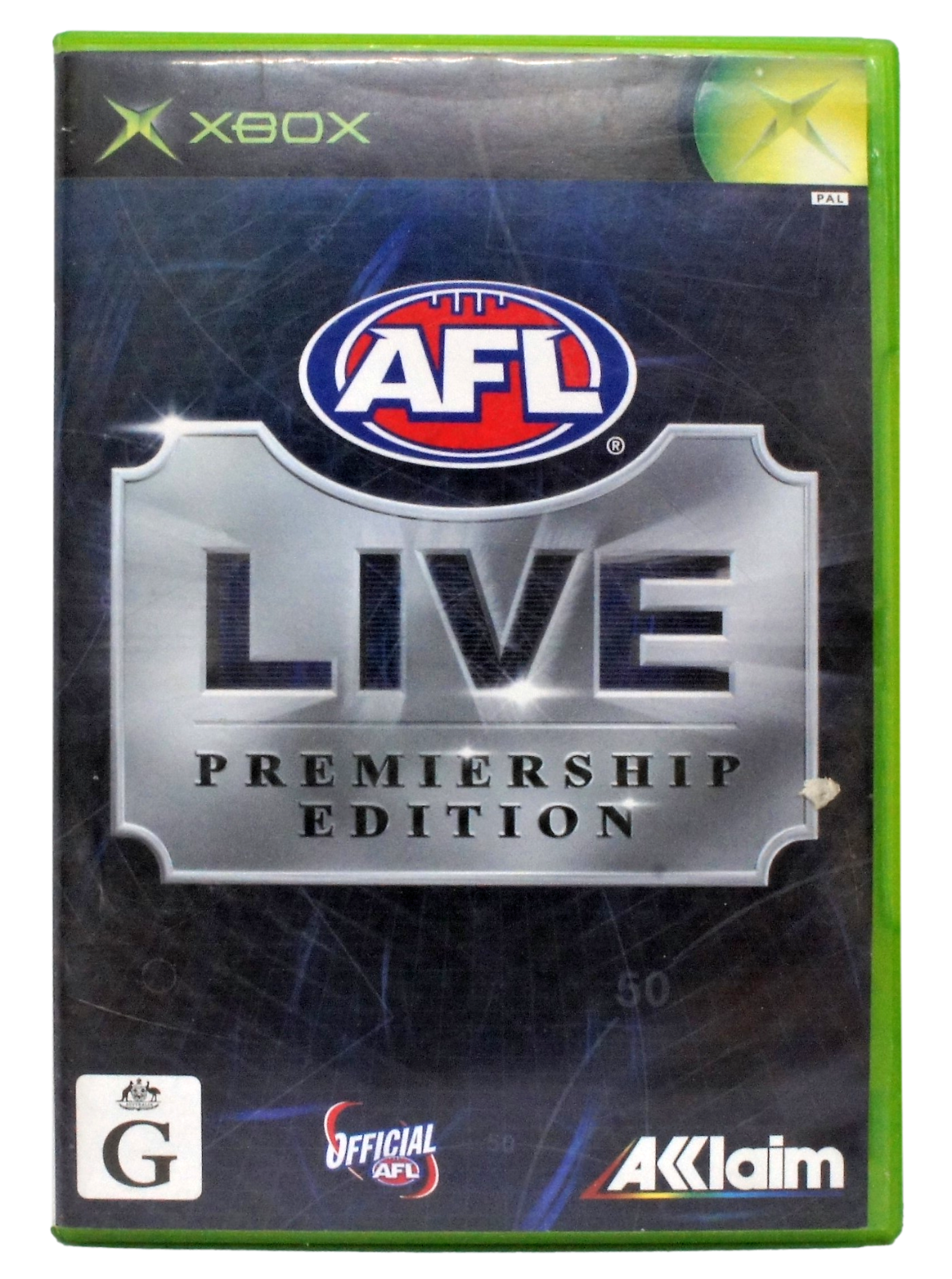 AFL Live Premiership Edition XBOX Original PAL Complete Preowned - Authentic Australian Football League Game for Xbox, Perfect for Sports Fans and Gaming Enthusiasts