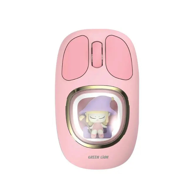 Green Lion Moosh Wireless Mouse - Ergonomic Bluetooth Mouse for Laptop, PC, Mac - Portable Silent Mouse for Office, Travel, Gaming, Home Use