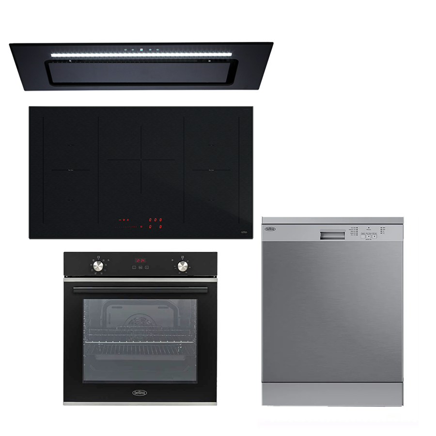 Belling 60cm & 90cm Induction Cooktop Kitchen Package BEI04 - Perfect for Modern Home Cooking & Professional Chefs
