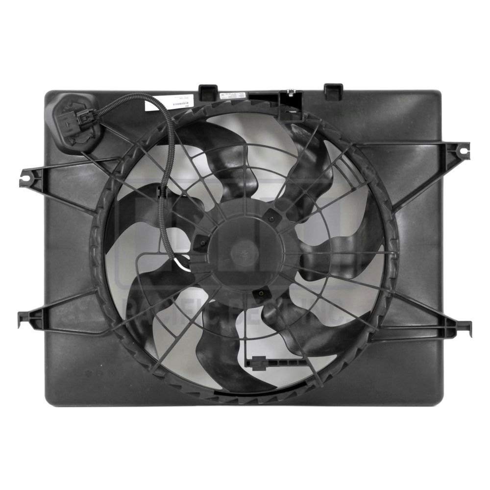 PF4116 Dual Radiator and Condenser Fan Assembly - High Performance Cooling System for Cars, Trucks & SUVs - Perfect for Engine Overheating Prevention & AC System Maintenance