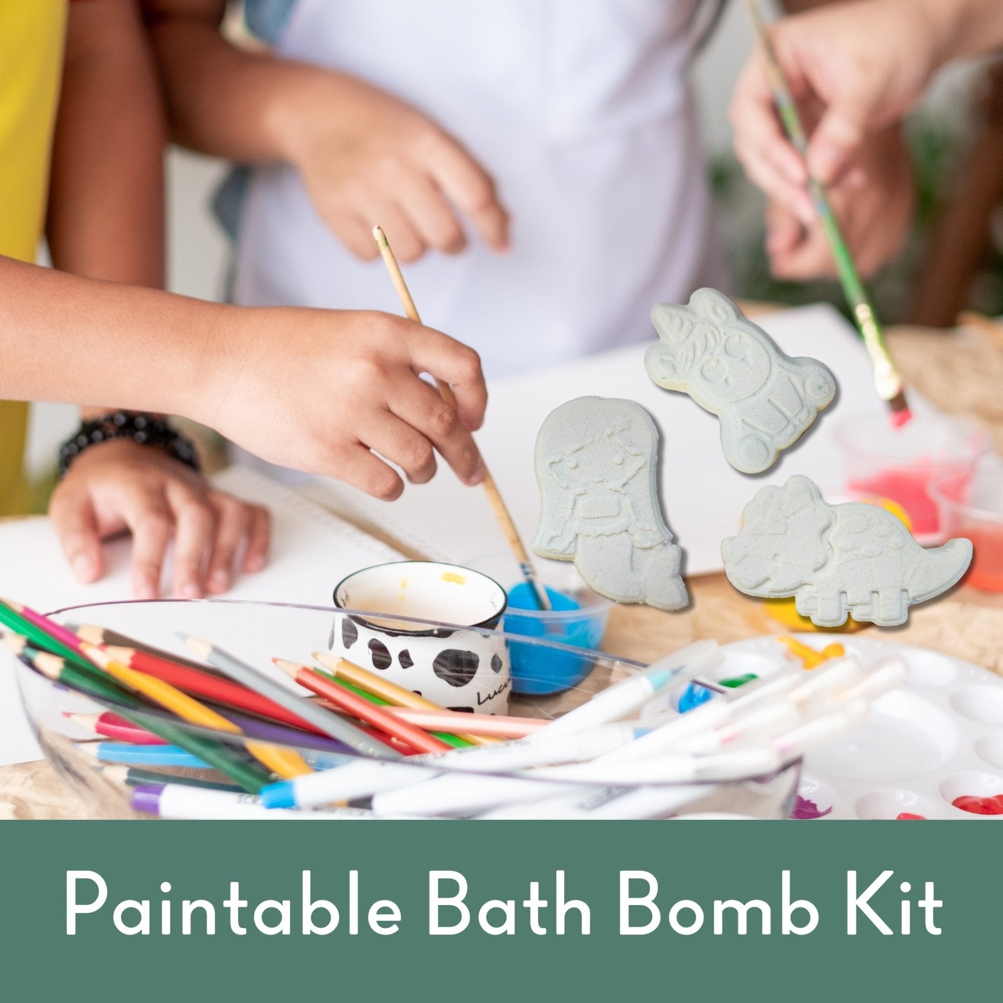 DIY Paintable Bath Bomb Kit for Kids & Adults - Fun, Customizable, and Relaxing - Perfect for Birthday Parties, Spa Days & Creative Gifts