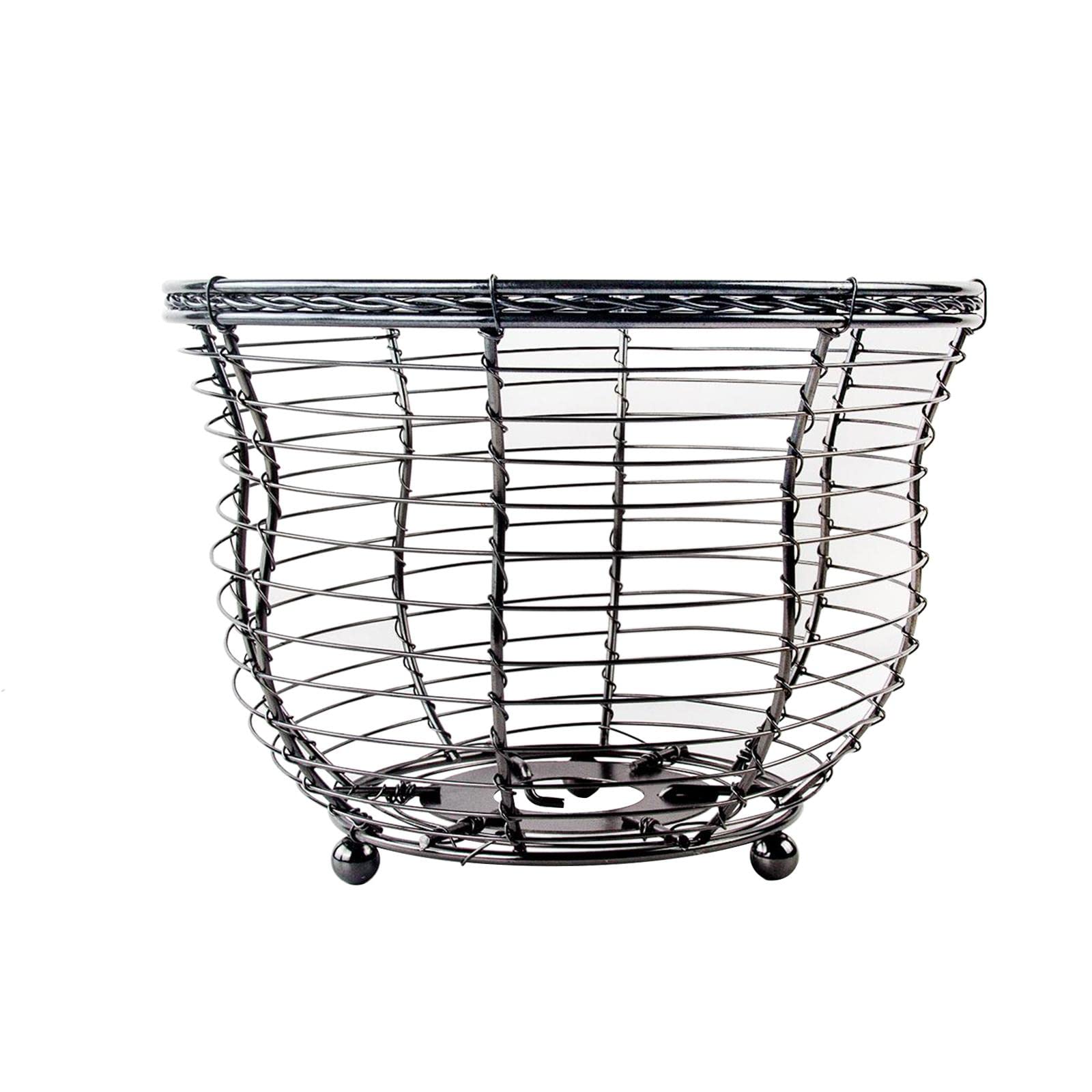 MagiDeal Wire Fruit Bowl - Classic Kitchen Storage Basket for Fruits, Vegetables, Bread & Snacks | Countertop Decor & Organization | Perfect for Pantry, Dining Table & Kitchen Counter Display