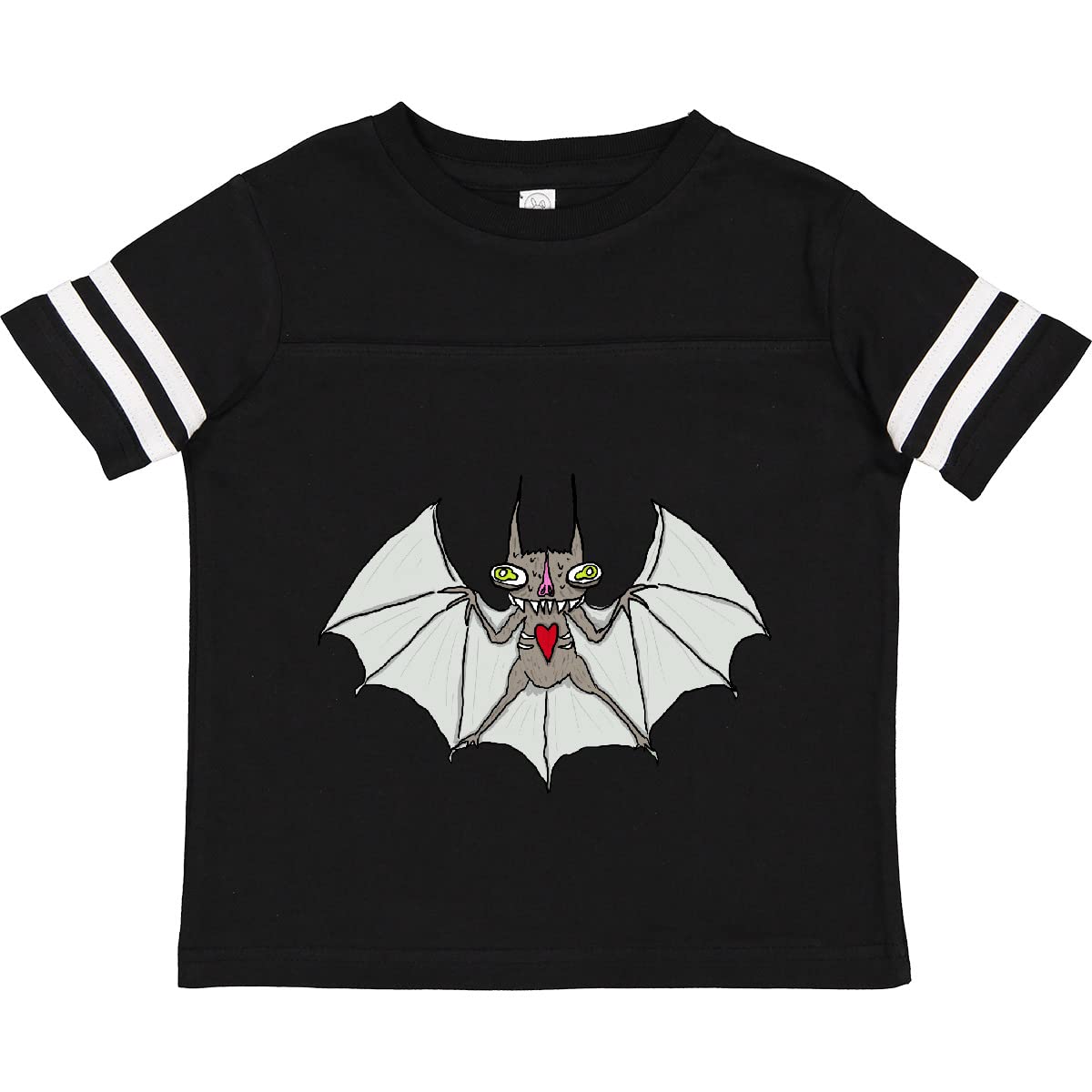 Inktastic Crazy Bat Youth T-Shirt by Gus Fink Studios - Fun Halloween Costume & Graphic Tee for Kids