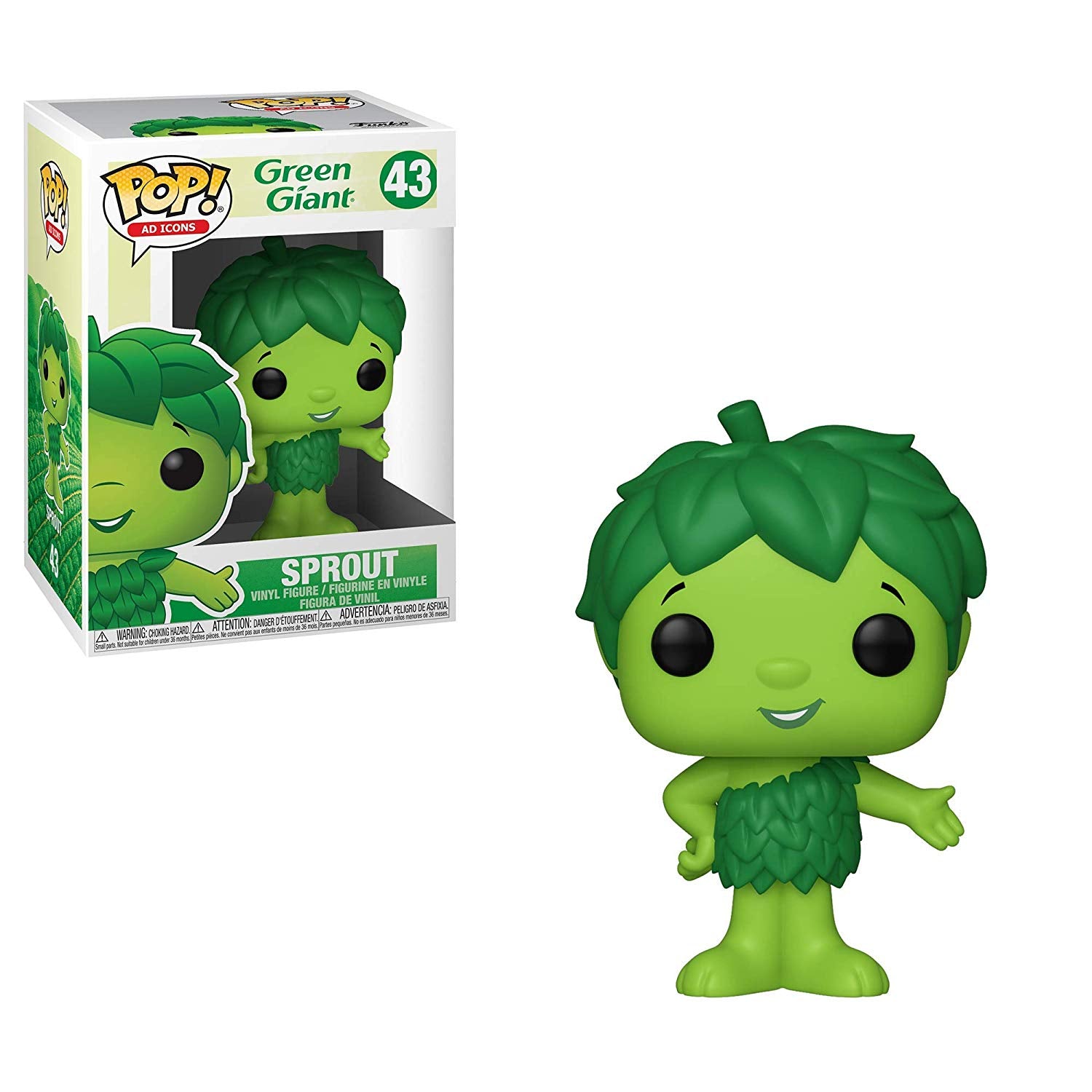 Funko Pop! AD ICONS: Sprout #43 Collectible Vinyl Figure - Perfect for Pop Culture Fans & Office Decor