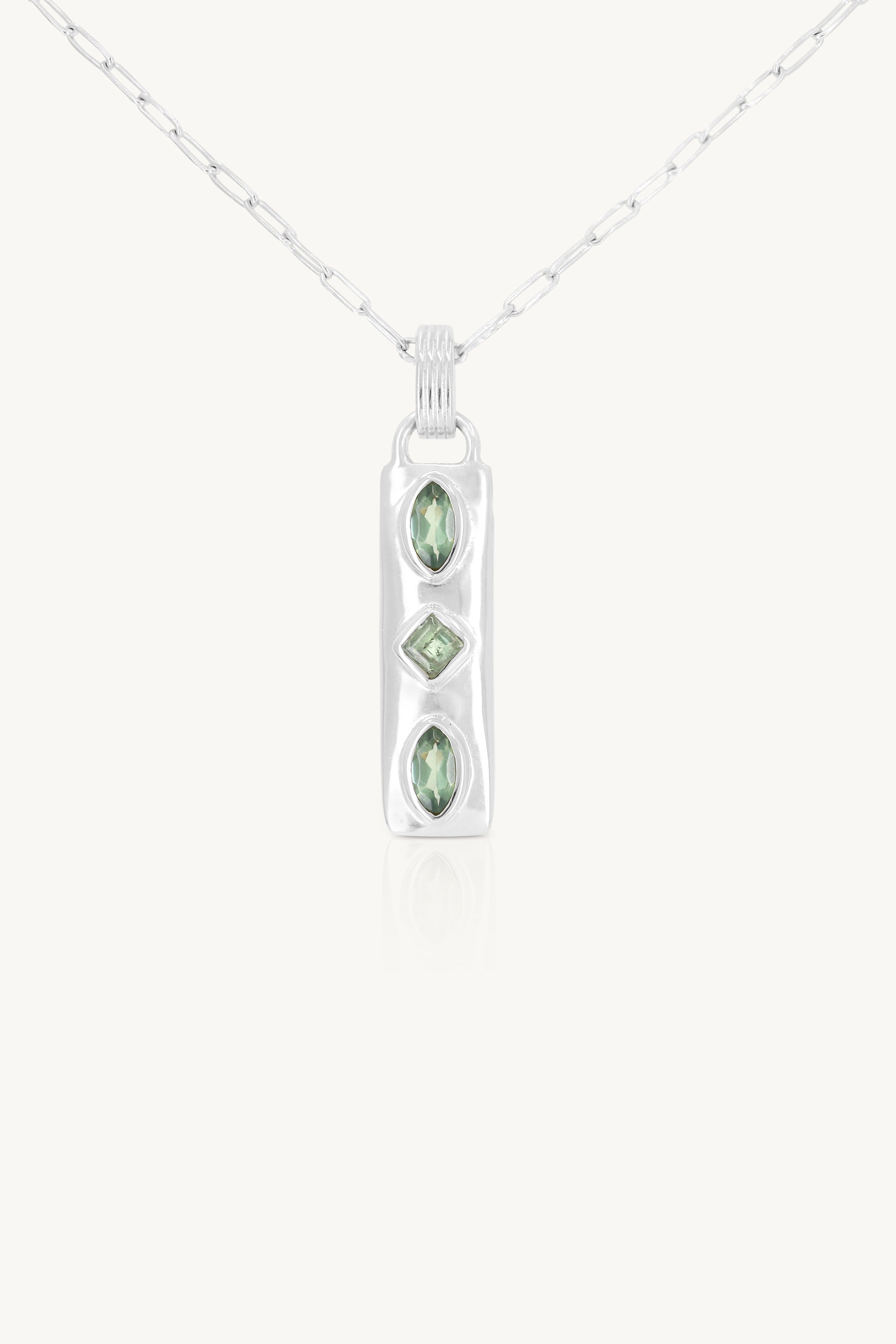 Coronet Apatite Silver Necklace for Women - Elegant Blue Gemstone Jewelry Gift for Birthday, Anniversary & Special Occasions