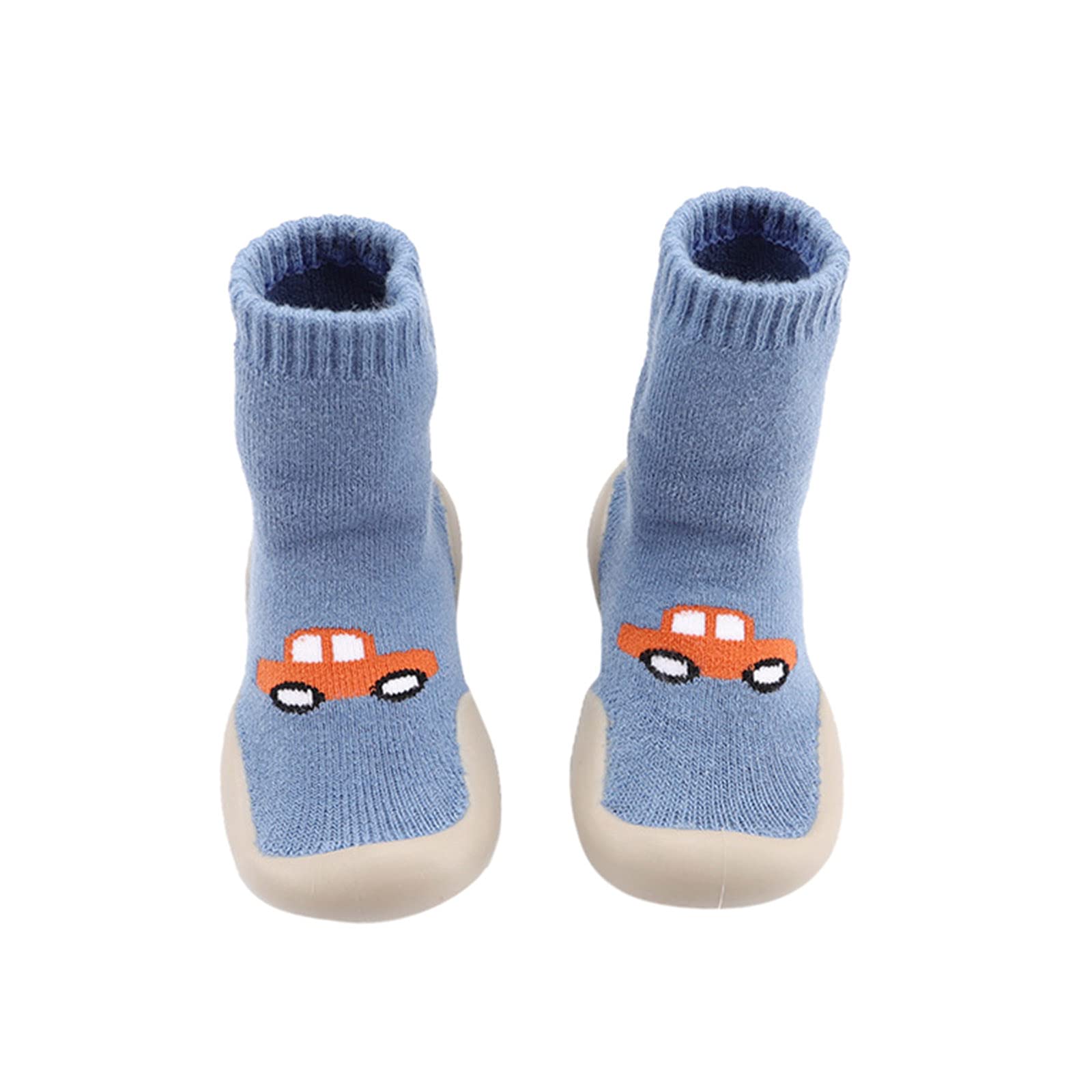 **Swuutb Infant Size 1 Shoes - Soft Elastic Baby Walkers, Cartoon Toddler Socks for Girls (Size 8) - Perfect for Indoor First Steps & Casual Playtime**