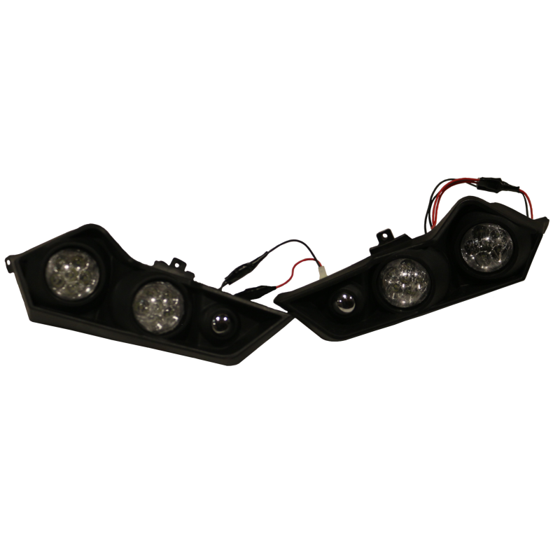 eQuad Q Front Headlight Set Complete - High Performance LED Headlights for ATV & UTV - Perfect for Off-Roading, Night Riding & Adventure Sports