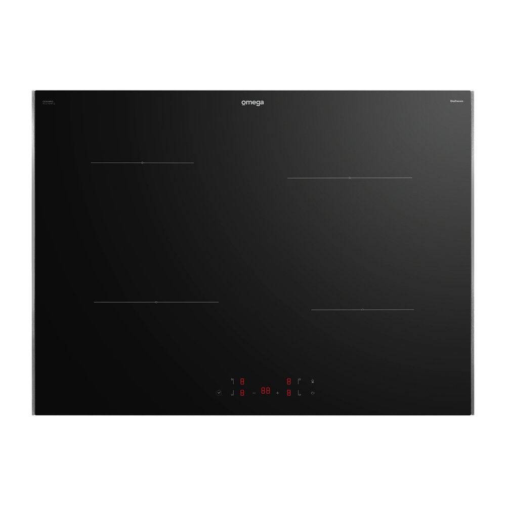 Omega 70cm Ceramic Glass Induction Cooktop with Touch Controls - OCC704TZ - Perfect for Modern Kitchens, Fast Cooking & Energy Efficiency