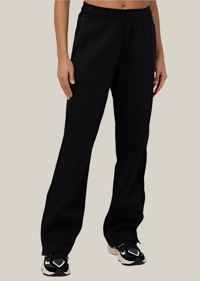 Premium High-Waisted Yoga Pants for Women - Black Luxe Activewear - Perfect for Gym, Running, Pilates & Lounge Wear