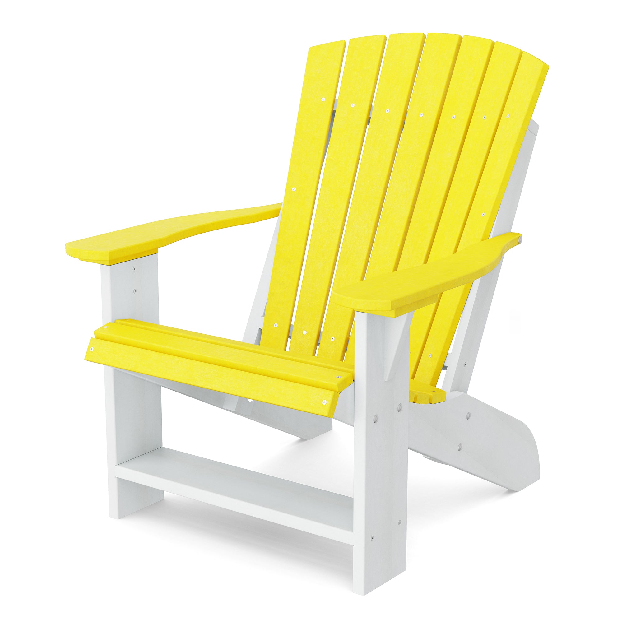 Premium Heritage Adirondack Chair - Solid Wood Outdoor Patio Furniture for Garden, Deck, Poolside & Backyard Relaxation