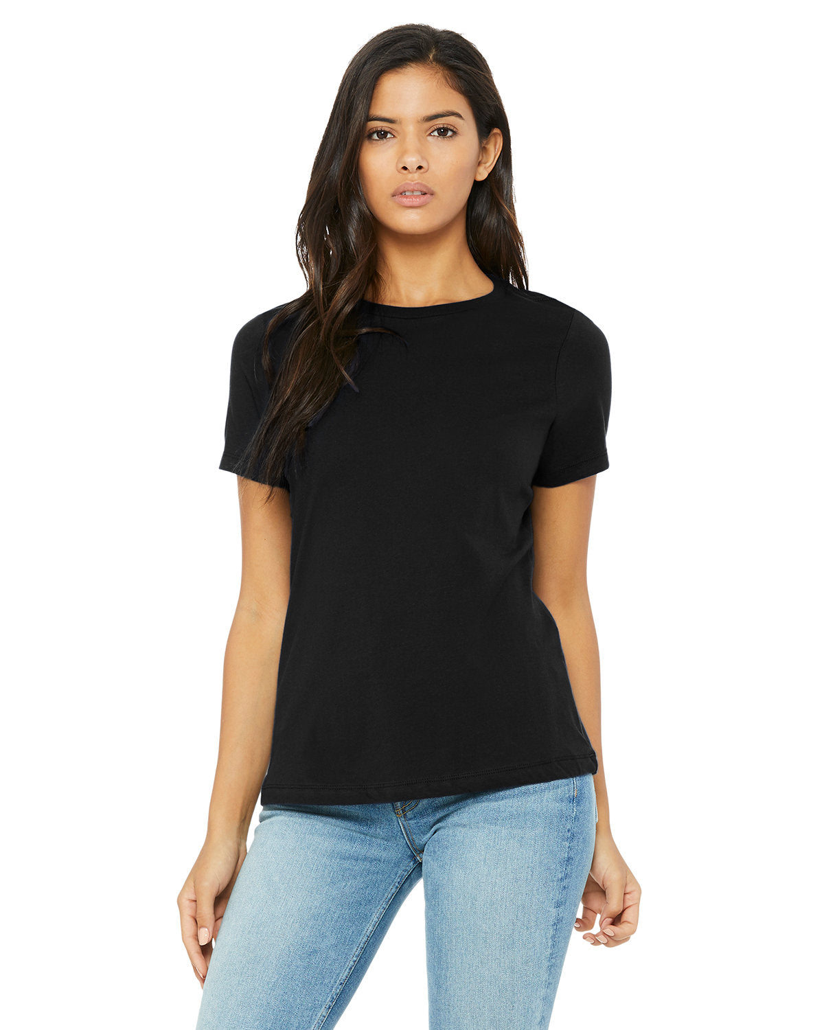 Bella + Canvas B6400 Women's Relaxed Fit Jersey Short Sleeve T-Shirt - Soft Cotton Tee for Casual Wear, Workout & Everyday Comfort