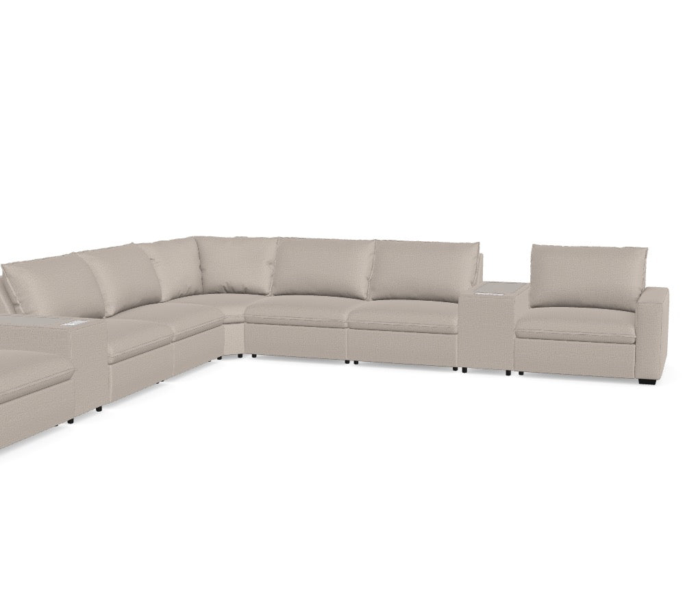 Custom Love Story Modular Sectional Sofa - Modern Design Ref: M_OFDS2P - Perfect for Living Room, Lounge & Home Theater