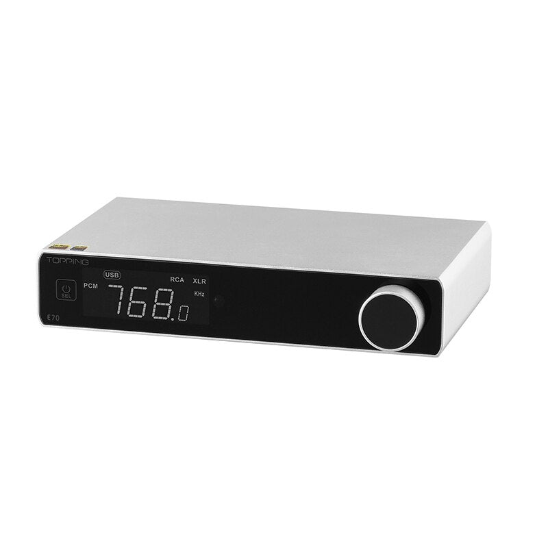 TOPPING E70 ES9028Pro DAC XU316 Bluetooth 5.1 HiFi Audio Decoder - 32Bit/768kHz DSD512 Support for Home Theater & Studio Recording