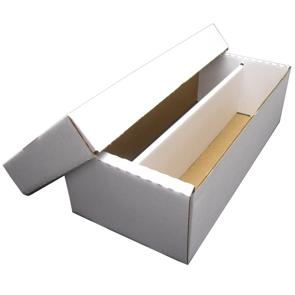 BCW 1600-Count Card Storage Box with Lid - Perfect for Trading Cards, Sports Cards, and Collectibles - Ideal for Organizing and Protecting Your Valuable Card Collection at Home or Events
