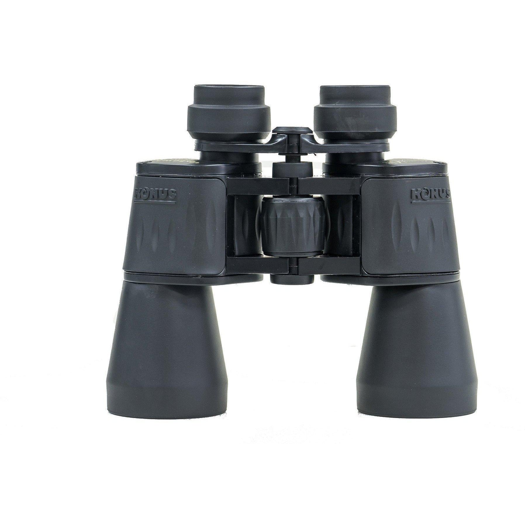 Konus Konusvue 10X50 Wide Angle Binoculars for Adults - High Power Waterproof Fogproof Binoculars for Bird Watching, Hunting, Hiking, Travel & Outdoor Adventures