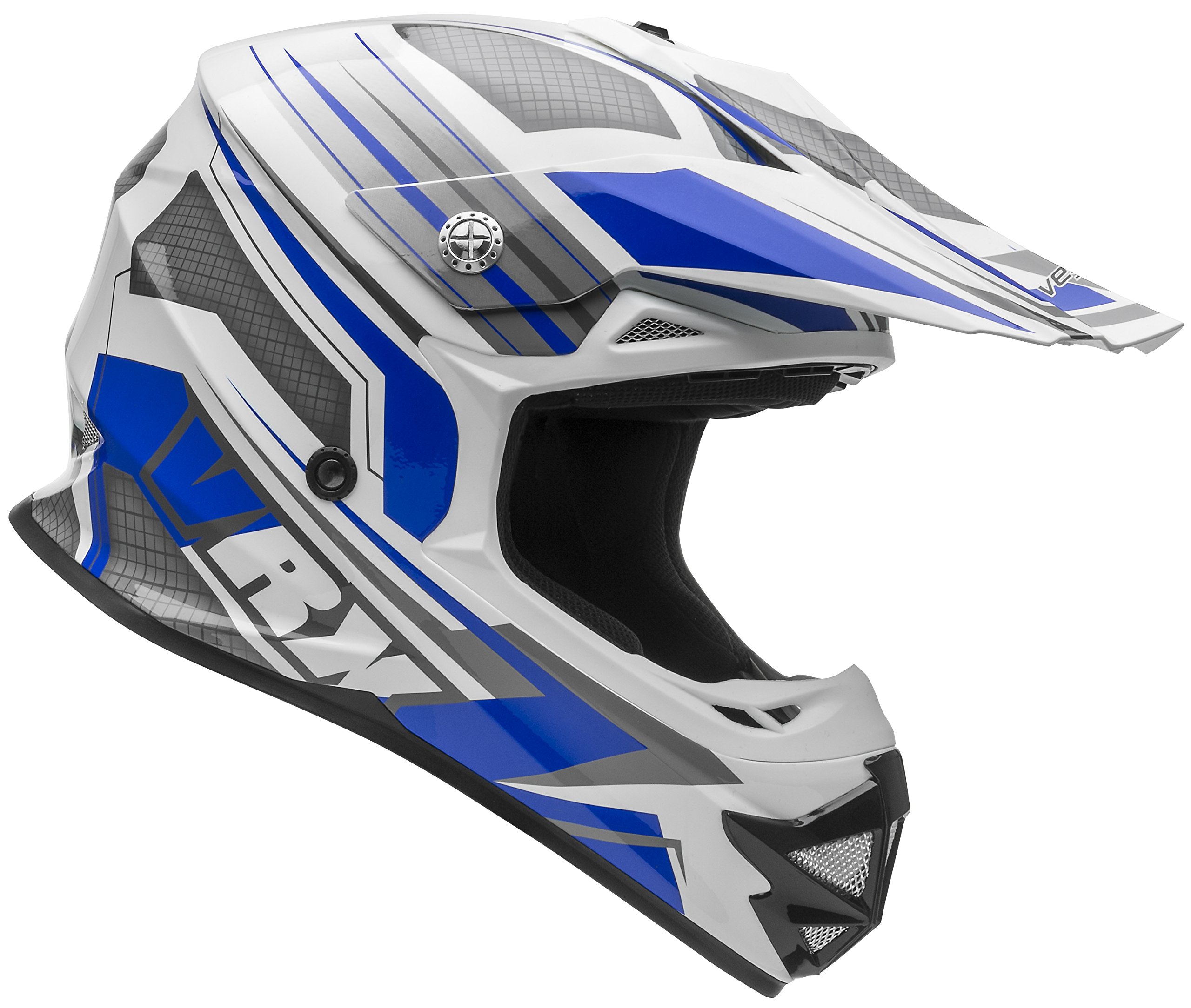 Vega VRX Advanced Dirt Bike Helmet - Lightweight Motocross MX Helmet with Dual Visor & Ventilation - Perfect for Off-Road Racing, Trail Riding & Adventure Motorcycling