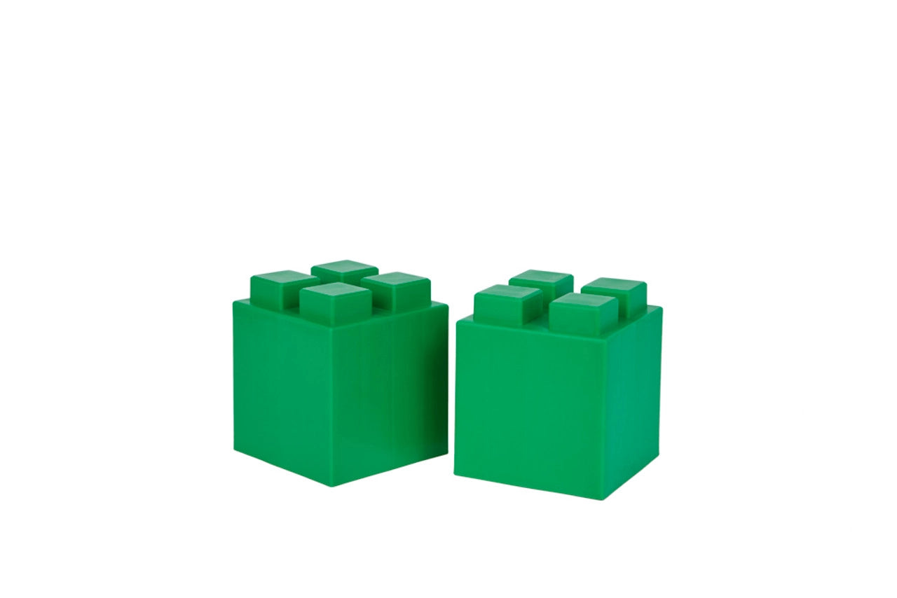 EverBlock 6 x 6 Half Block Bulk Pack - 8 Modular Building Blocks for DIY Projects, Kids Play & Home Organization - Perfect for Classrooms, Playrooms & Office Spaces