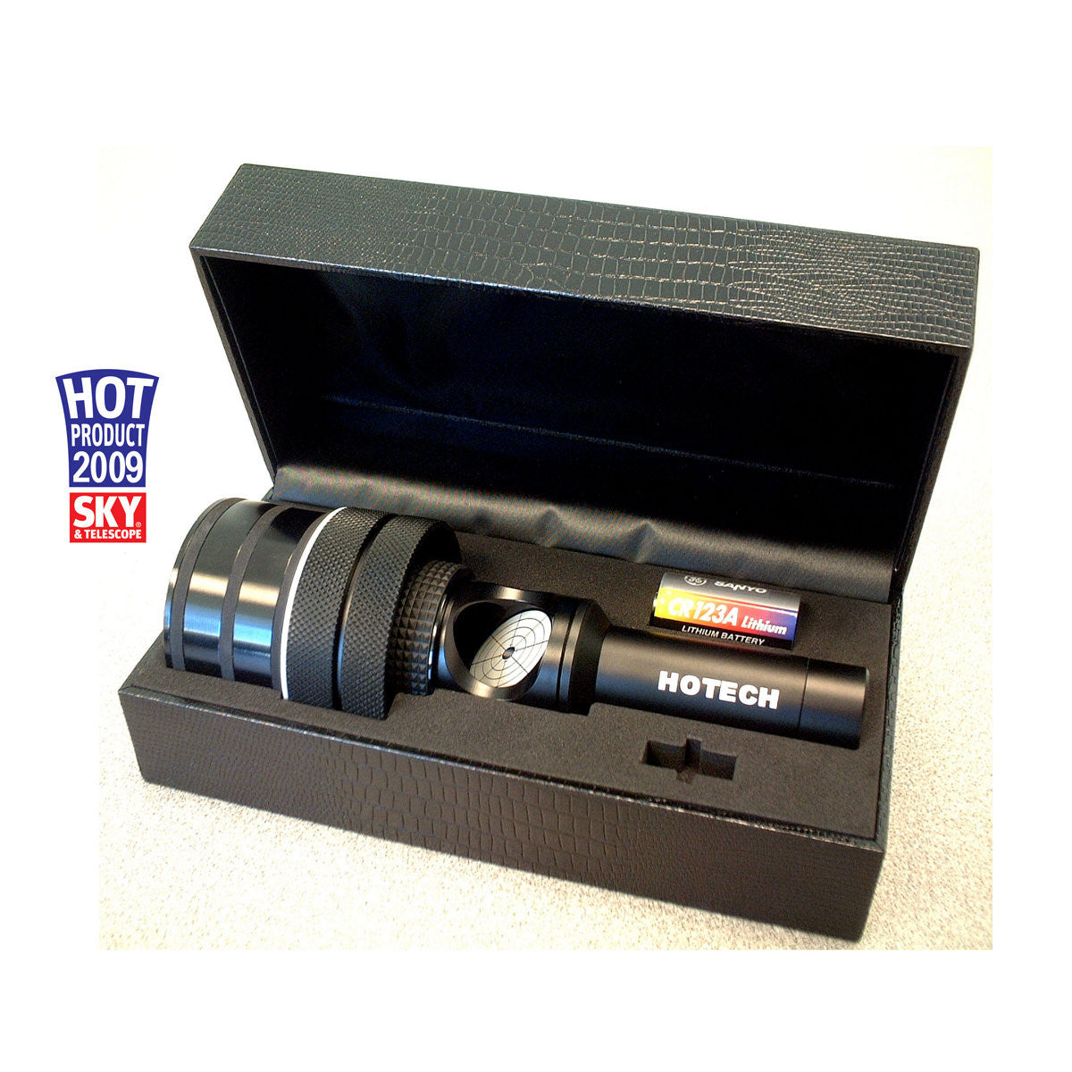 HOTECH 2 Inch SCA Laser Collimator with Crosshair for Newtonian Telescopes - Precise Telescope Alignment Tool for Astronomy Enthusiasts - Perfect for Stargazing and Astrophotography