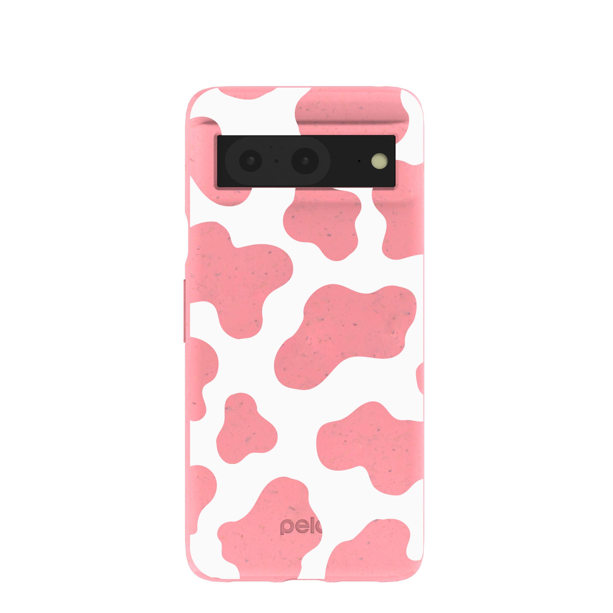 Bubblegum Pink Cow Print Google Pixel 8 Phone Case - Cute Protective Cover for Women & Girls, Durable Shockproof Slim Fit - Perfect for School, Work, Travel & Everyday Use