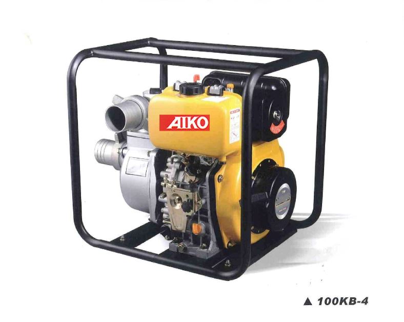 Aiko 2X2 High Power Diesel Water Pump with Large Fuel Tank - WP 50KB S D Model for Farm Irrigation, Construction Sites & Emergency Water Transfer