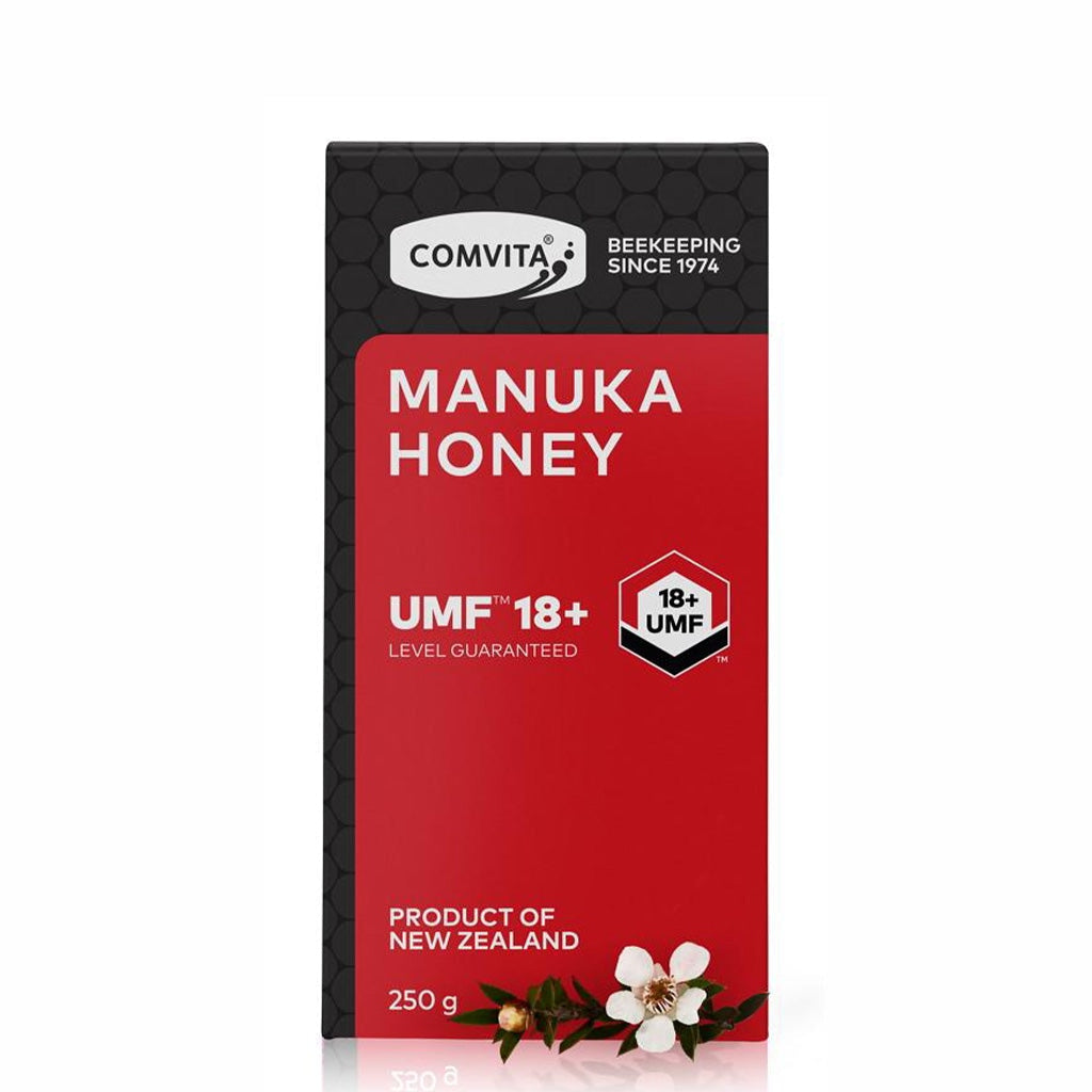 Comvita UMF 18+ Manuka Honey - Premium Raw New Zealand Honey for Immune Support, Digestion & Wellness - Perfect for Tea, Toast & Natural Remedies