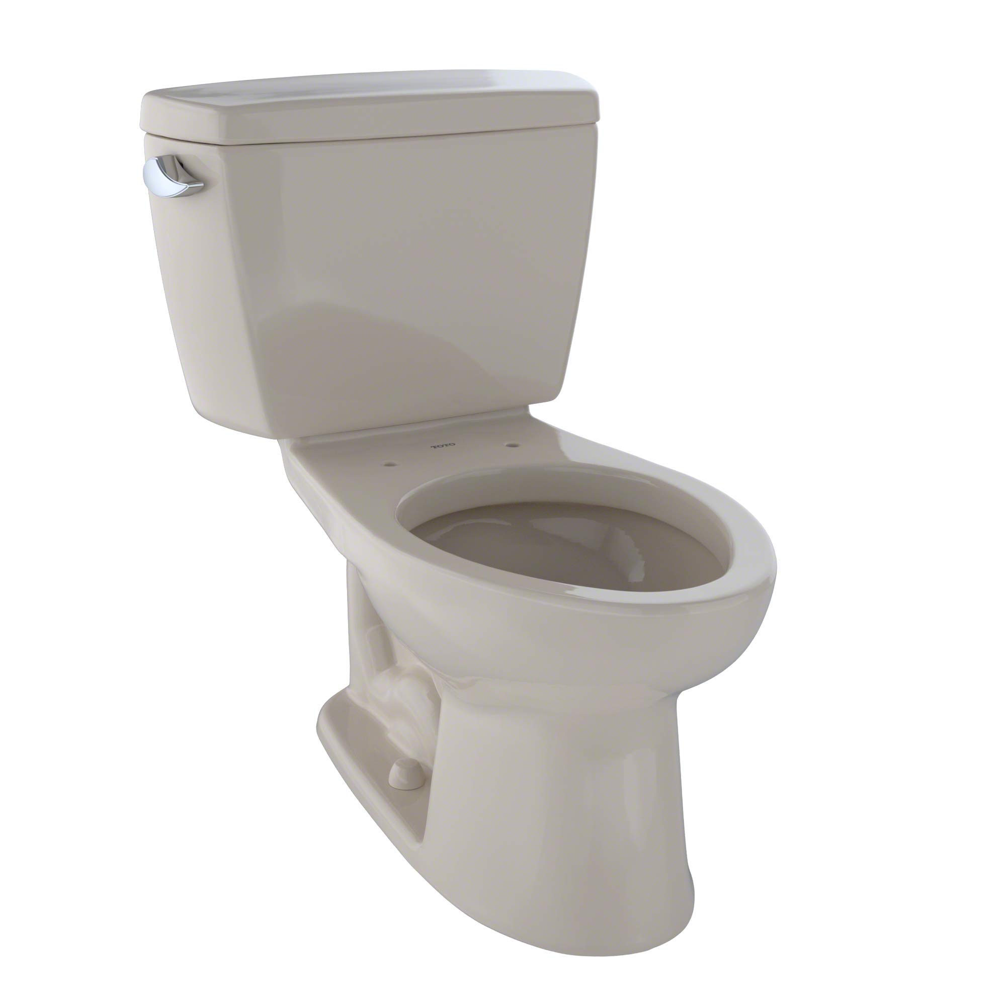 TOTO CST744S#03 Drake Elongated Toilet Bowl and Tank in Bone White - Perfect for Modern Bathrooms & Water-Efficient Homes