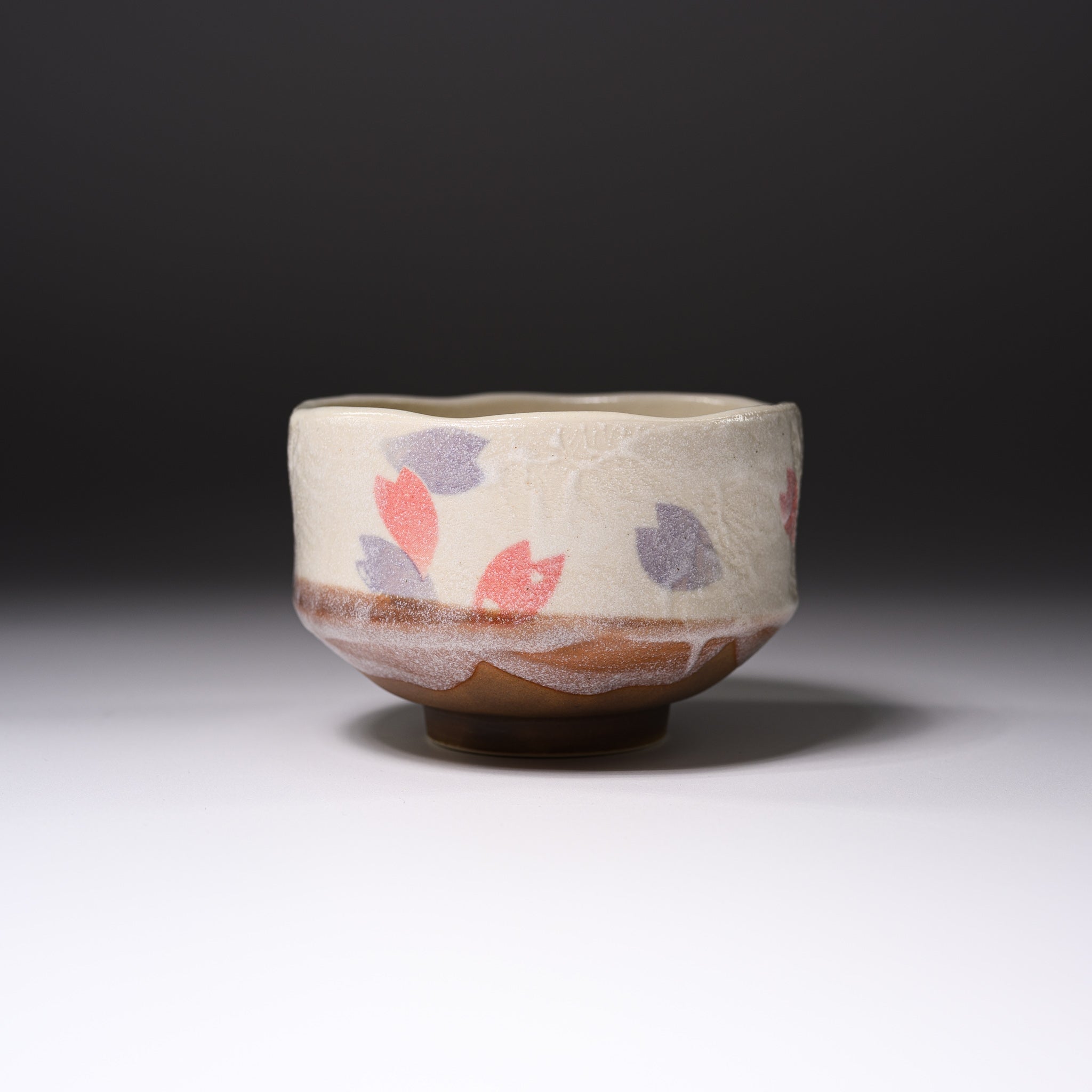 Premium Mini Matcha Bowl - Handcrafted Ceramic Tea Set with Petal Wind Design for Japanese Tea Ceremony, Home Decor & Zen Meditation Accessories