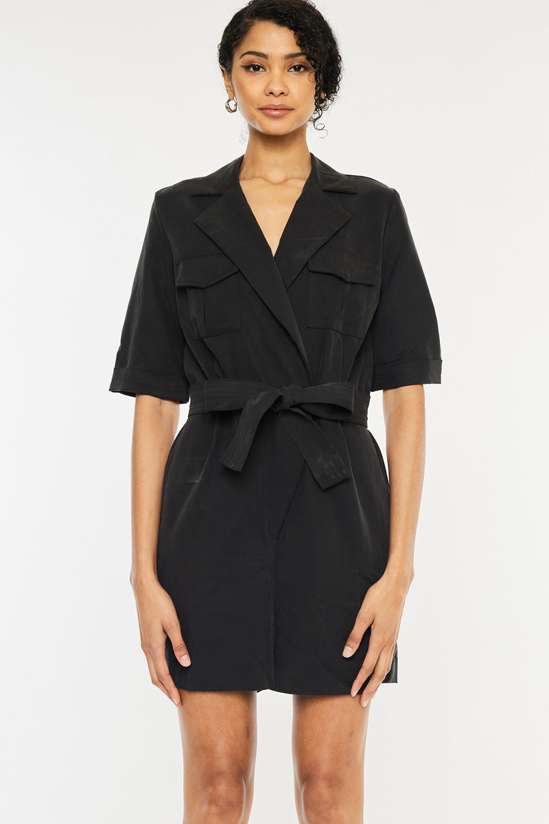 Stylish Edna Blazer Romper Jumpsuit for Women - Office Wear & Cocktail Party Outfit - Perfect for Business Casual, Date Night and Special Occasions