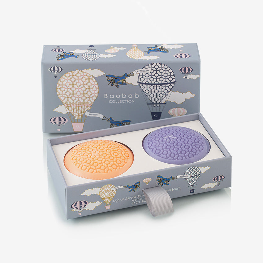 Luxury Baobab Collection Gift Box Soap Set for Women & Men - Perfect for Spa, Bath, and Relaxation at Home