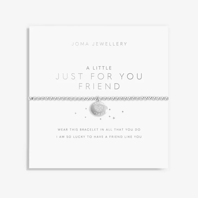 Joma Jewellery Friendship Bracelet - A Little Just For You - Perfect Gift for Best Friends, Sisters & Loved Ones