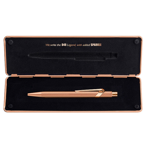 Caran d'Ache 849 Ballpoint Pen Brut Rose Special Edition - Luxury Writing Instrument for Professionals & Gift Giving - Perfect for Office, Business Meetings & Elegant Correspondence