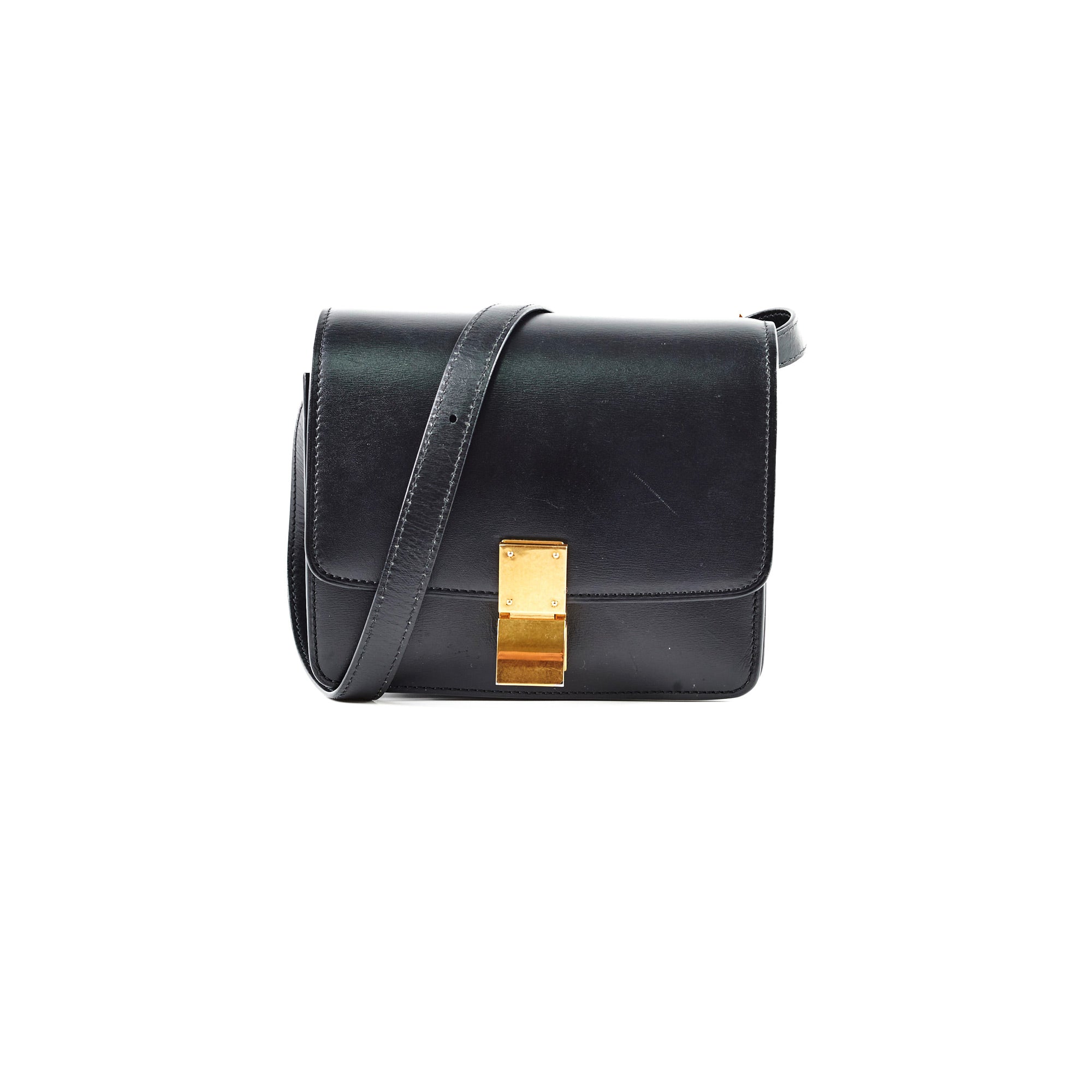 Celine Mini Box Bag in Black - Stylish Crossbody Purse for Women | Perfect for Work, Travel & Everyday Use