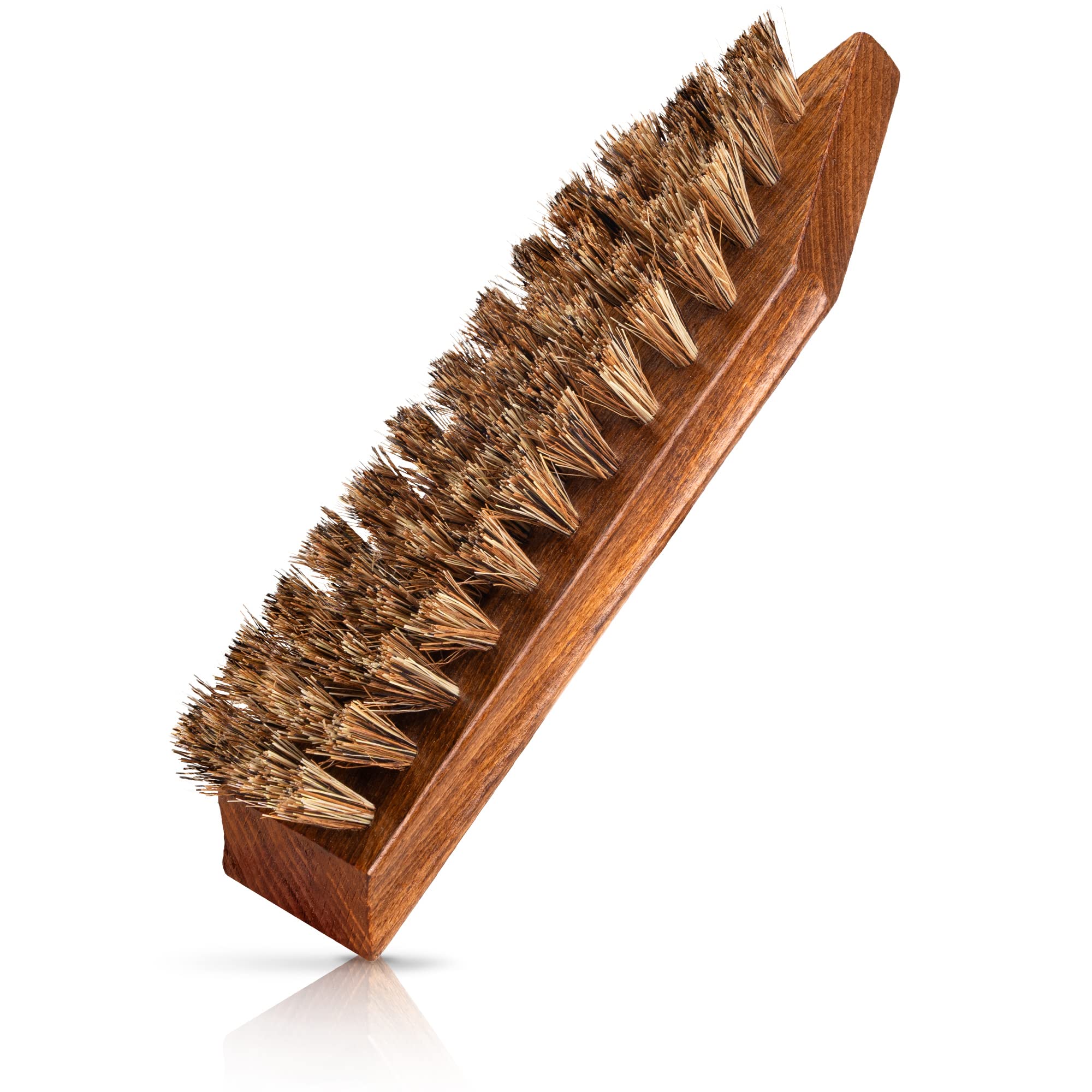 **TIMELEOS Natural Bristle Hiking Shoe Brush - Powerful Cleaning with Coconut Fibers for Boots, Sneakers & Outdoor Gear - Perfect for Camping, Hiking & Travel**