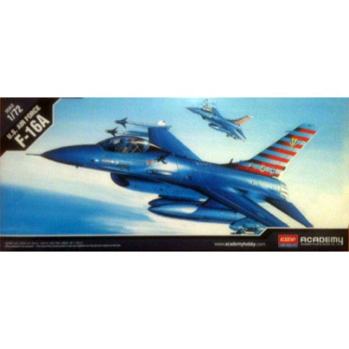1/72 Scale F-16A Fighting Falcon Model Kit by Academy - Perfect for Collectors, Hobbyists & Military Enthusiasts - Display, Gift & DIY Project Scenes