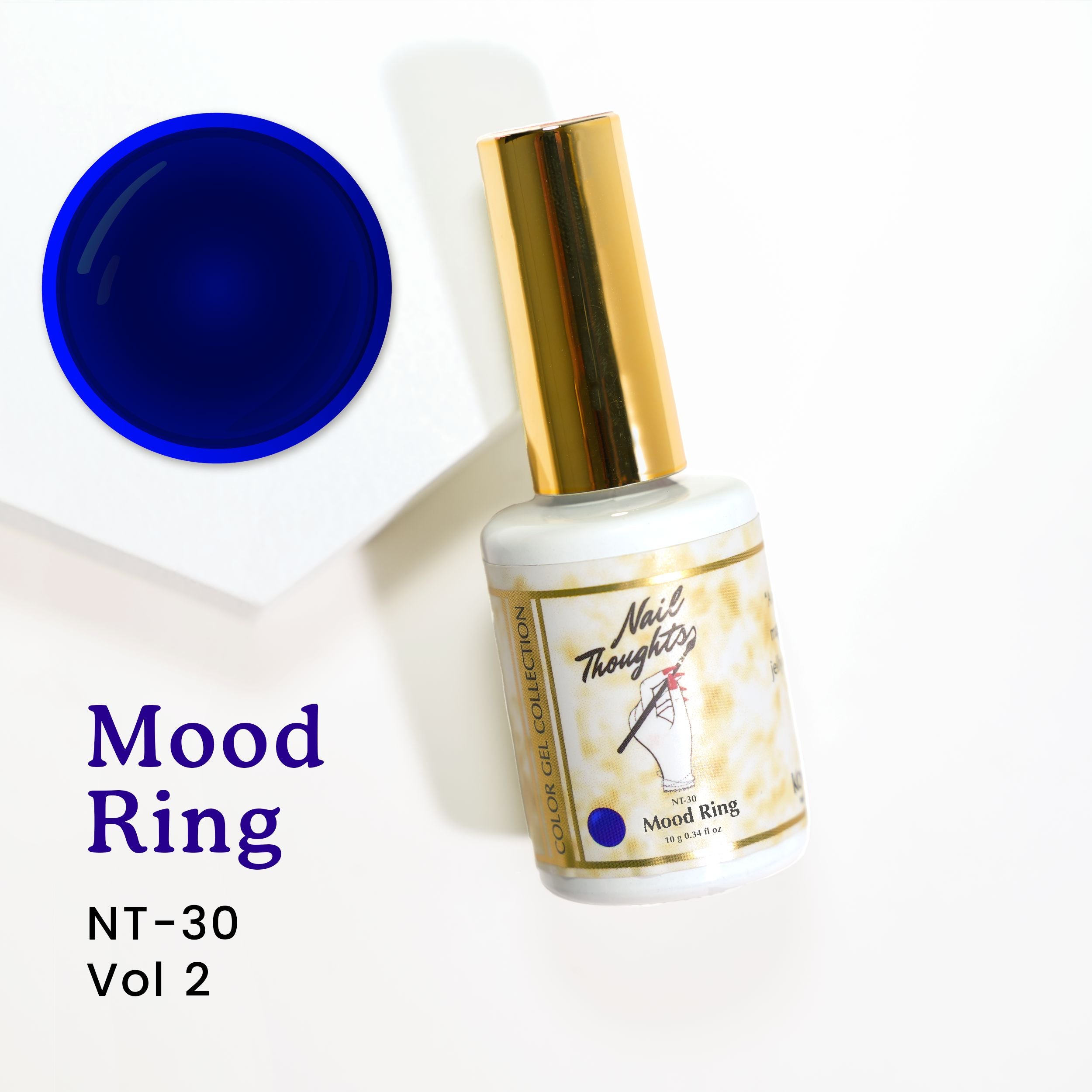 Nail Thoughts NT 30 Mood Ring Color Changing Nail Polish - Fun & Unique Nail Art for Parties, Events & Self-Expression