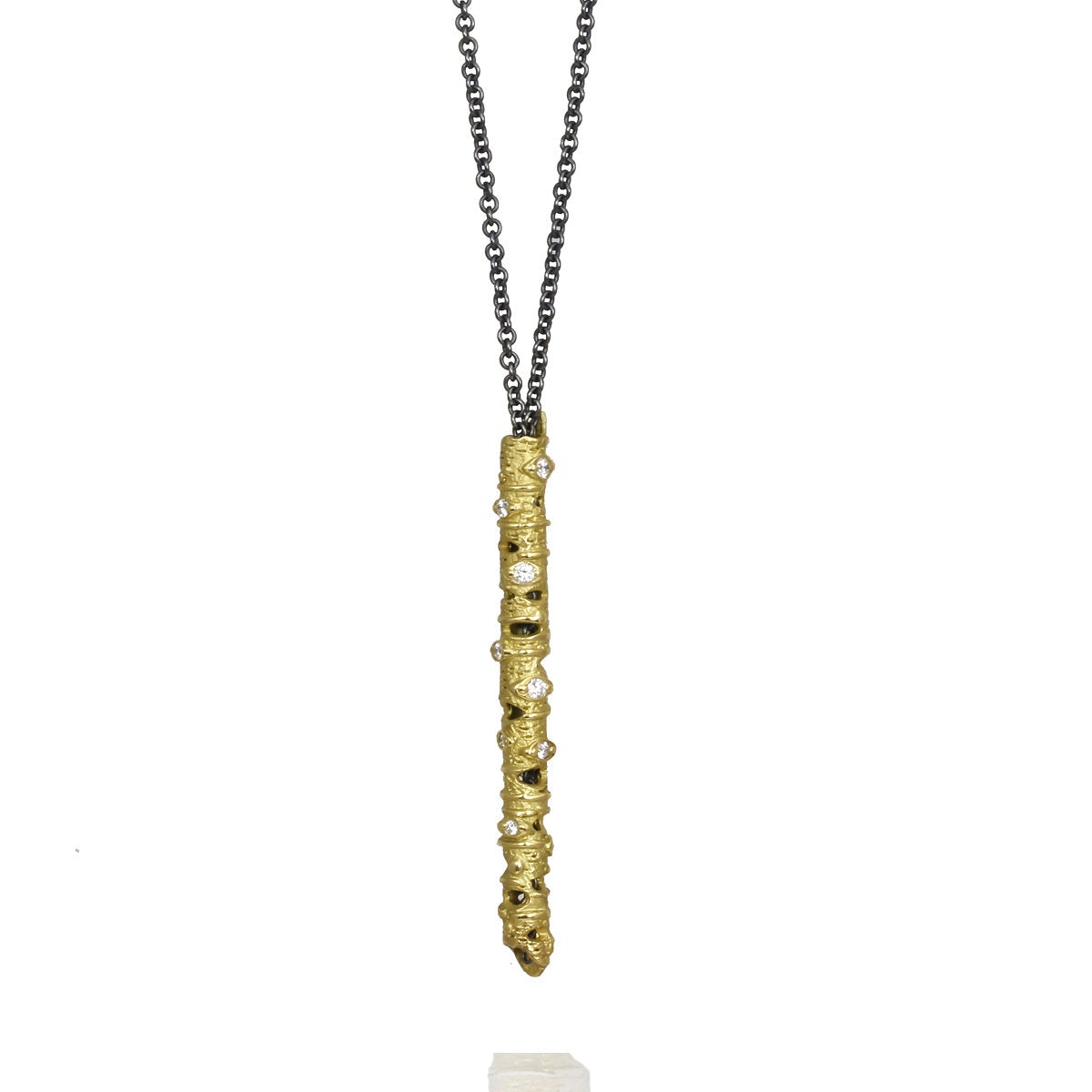 Elegant Aspen Thin Stick & Diamond Pendant Necklace for Women - Dainty Layering Jewelry Gift for Anniversary, Valentine's Day & Special Occasions