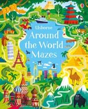 Fun and Challenging Around the World Mazes Book - Explore Global Landmarks Through Puzzles - Perfect for Kids' Educational Travel Games and Family Road Trip Activities