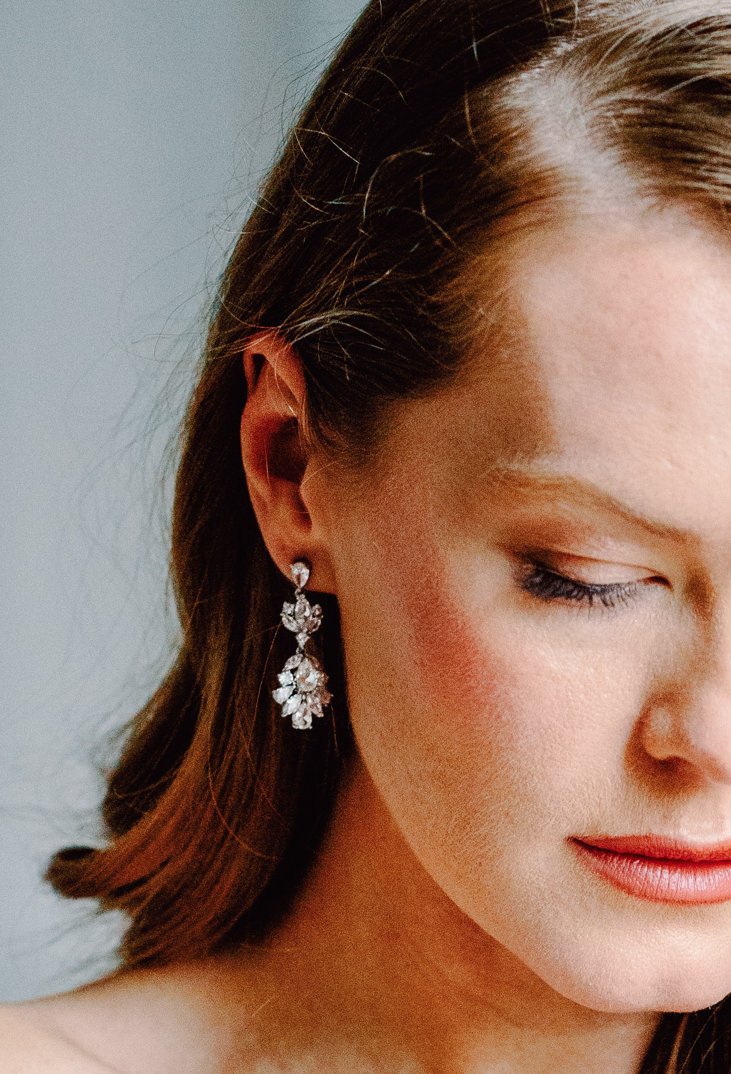 FELICITY Simulated Diamond Wedding Earrings for Women - Elegant Cubic Zirconia Bridal Jewelry Set - Perfect for Bridal Shower, Anniversary & Special Occasions