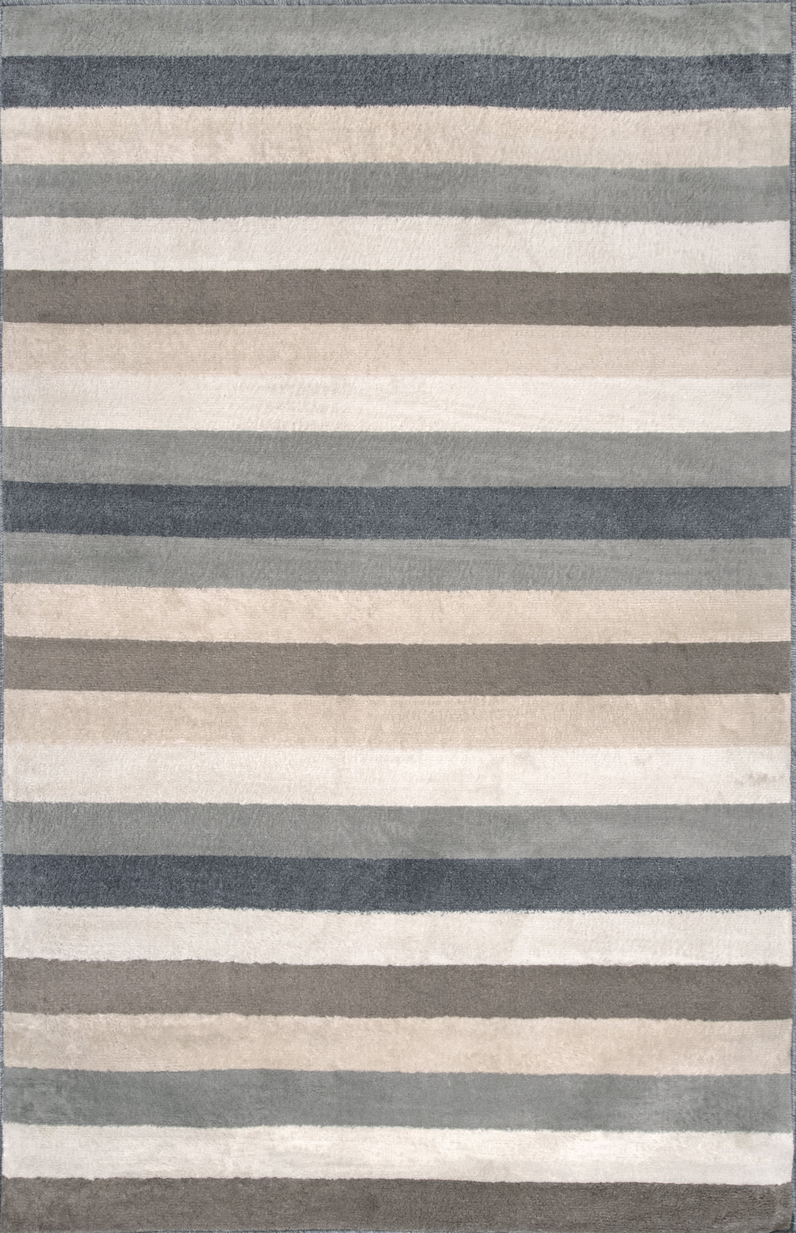 Bengal Striped Area Rug - Soft Beige Striped Carpet for Living Room, Bedroom & Nursery | Stylish Home Decor & Cozy Floor Mat