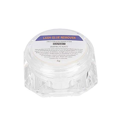 Professional Eyelash Glue Remover - Fast Acting, Non-Irritating Lash Extension Cleaner Gel (5g) for Safe & Gentle Eyelash Removal at Home or Salon