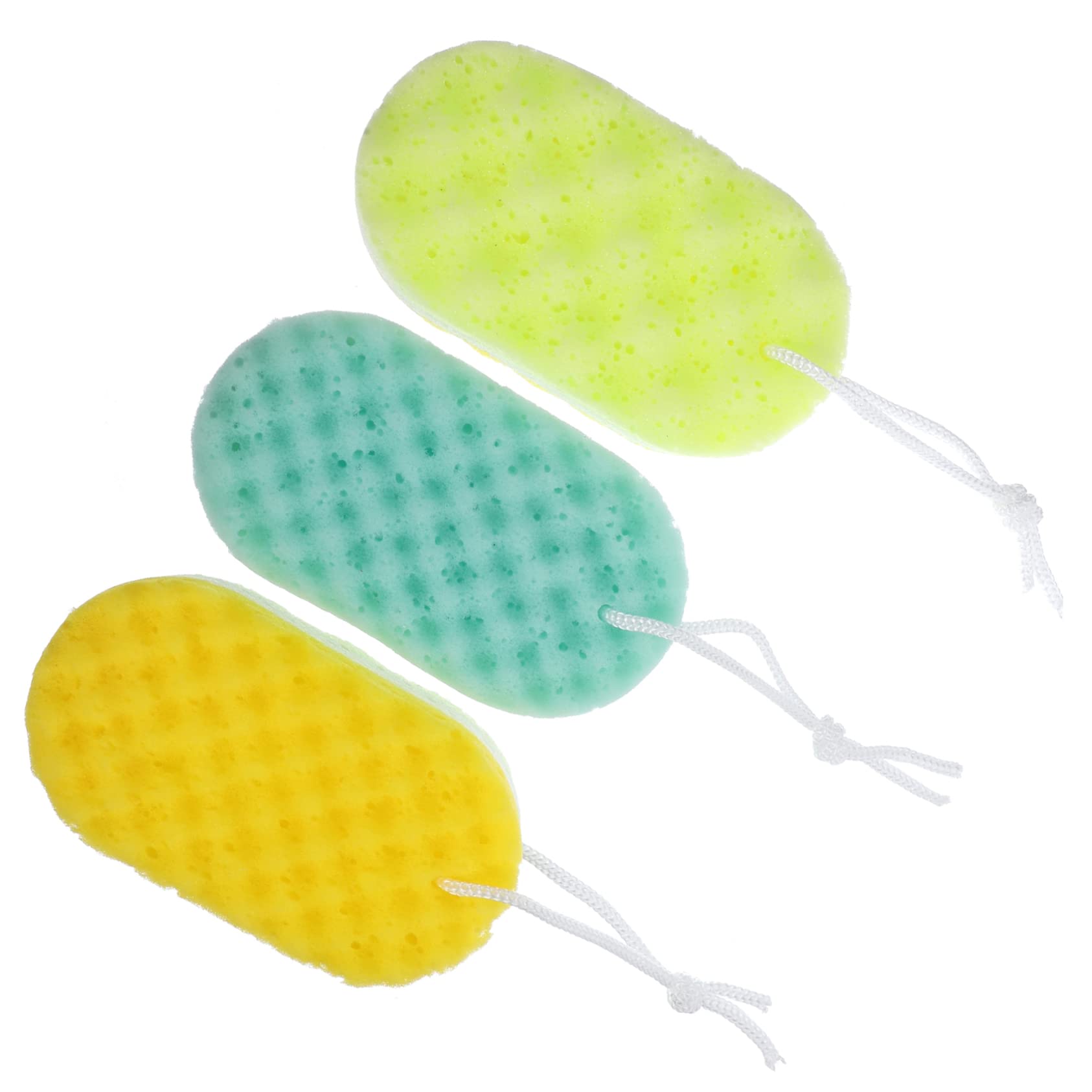 Healvian 3-Pack Soft Foam Sponge Gloves for Body Scrub & Exfoliation | Bath & Shower Cleaning Gloves | Gentle Exfoliating Brush for Lymphatic Drainage & Skin Care | Perfect for Spa, Home & Travel Use