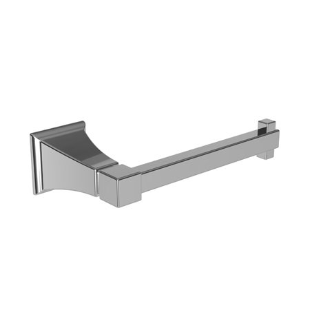 Newport 365 Hanging Toilet Paper Holder - Satin Nickel PVD Finish - Bathroom Tissue Roll Dispenser - Perfect for Small Spaces & Modern Bathroom Decor