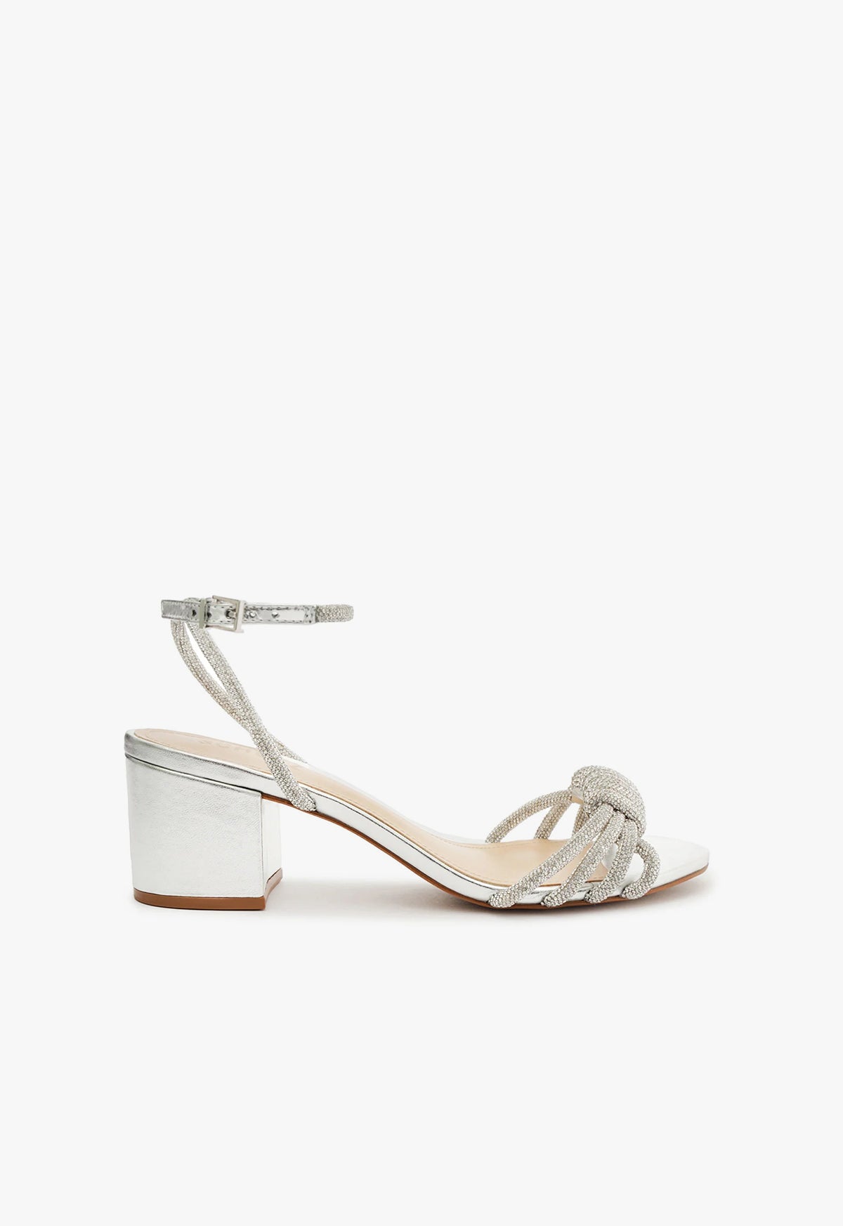 Jewell Women's Mid Block Heel Nappa Leather Sandals - Comfortable Dressy Strappy Sandals for Summer, Weddings & Office Wear