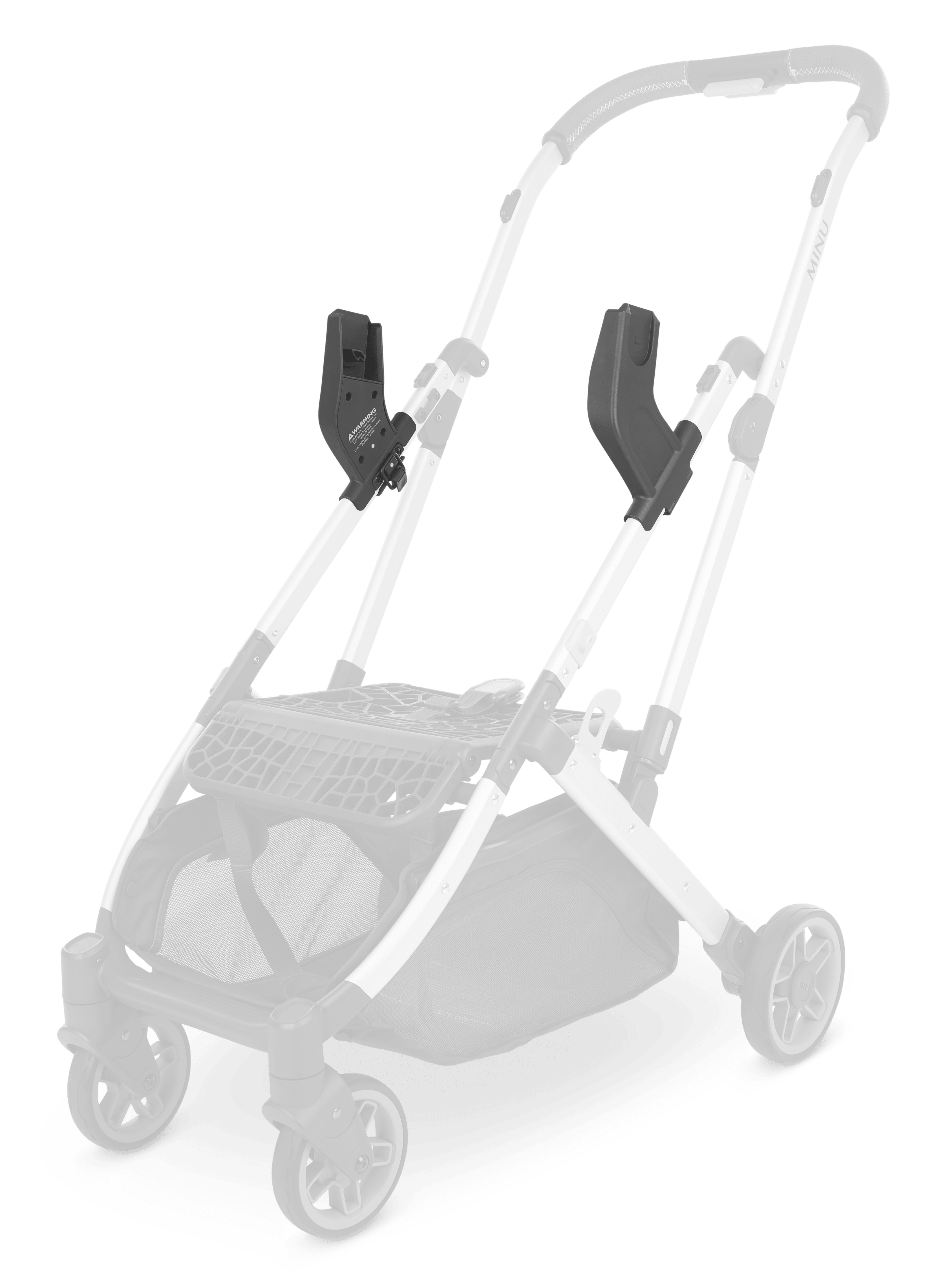 UPPAbaby Car Seat Adapter for Minu & Minu V2 Strollers - Compatible with Maxi Cosi, Nuna & Cybex Infant Car Seats | Safe & Easy Travel System for Parents On-The-Go