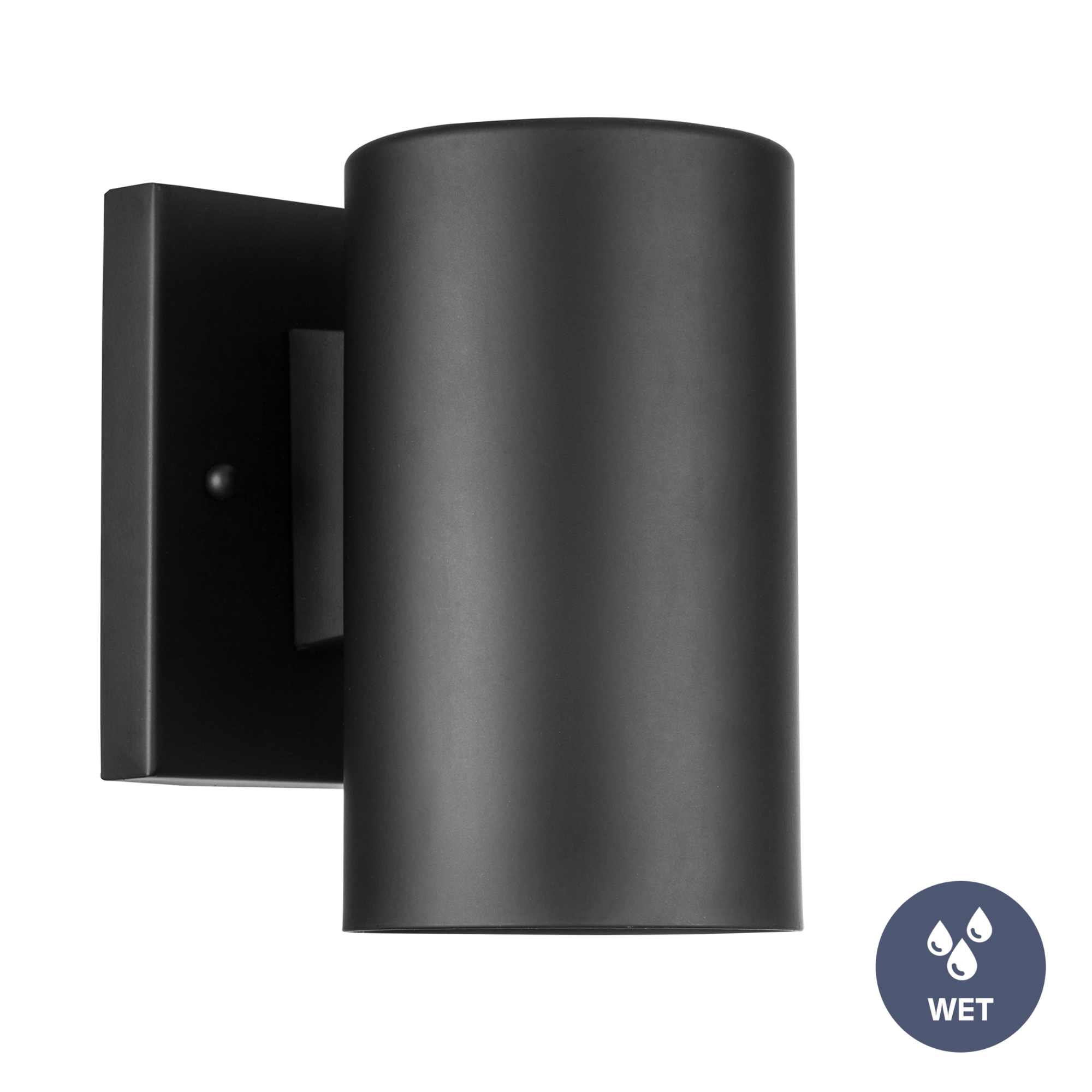Matte Black Wet Rated Coach Light by Culverine - Outdoor Wall Sconce for Porch, Patio & Garden Lighting