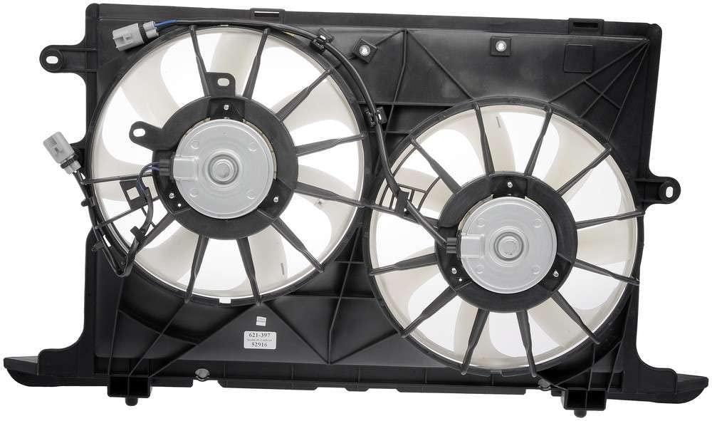 Dorman 621-397 Engine Cooling Fan Assembly Replacement for Scion tC, xB, xD - Perfect for Overheating Prevention & Summer Driving