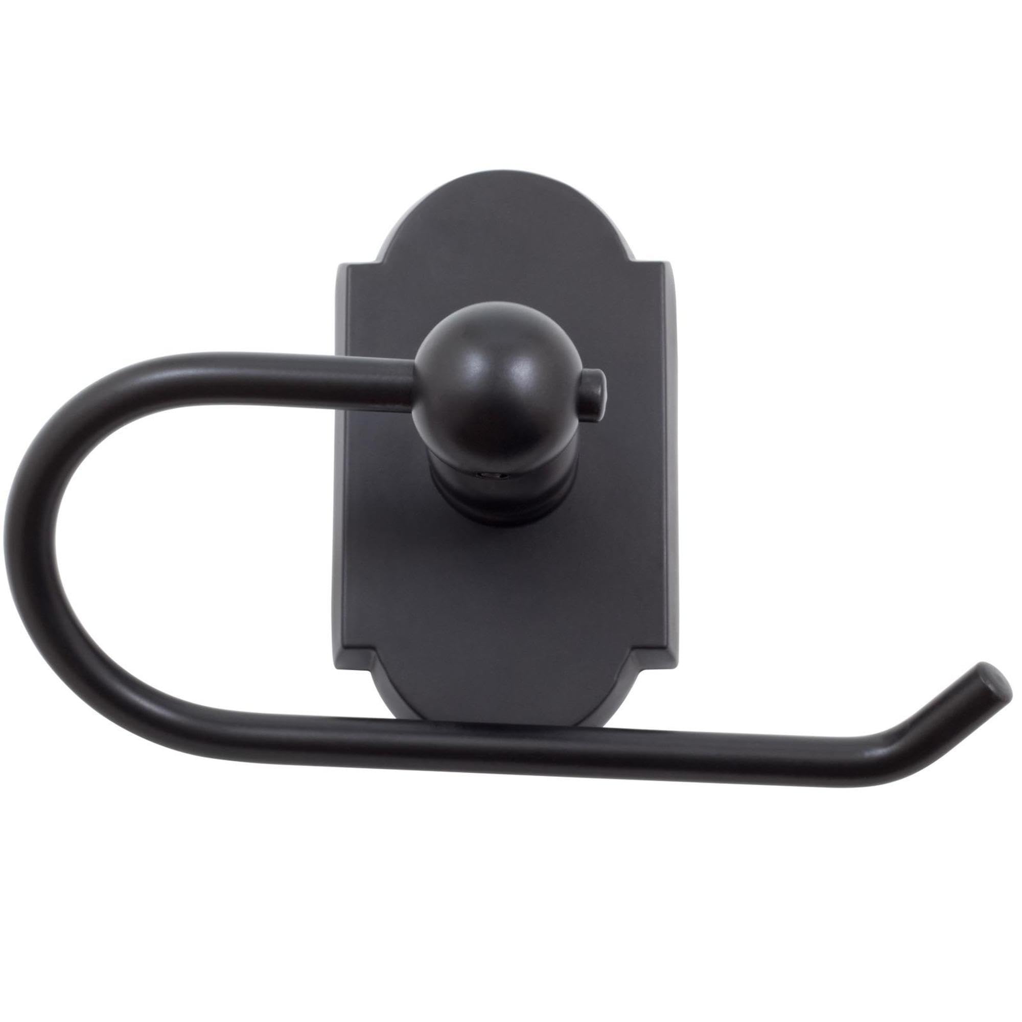 Stone Harbor Hardware Laredo European Toilet Paper Holder - Matte Black Bathroom Accessory for Modern & Traditional Homes - Perfect for Bathrooms, Powder Rooms & Guest Suites